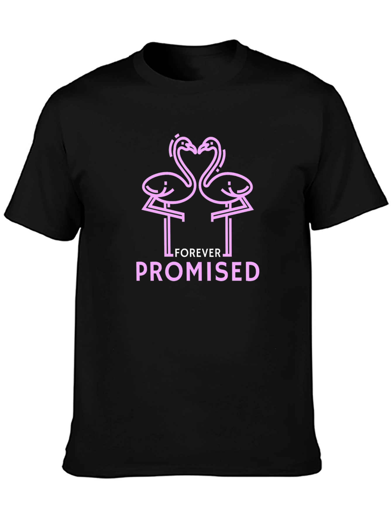 Forever Promised Pink Flamingo Graphic Tee