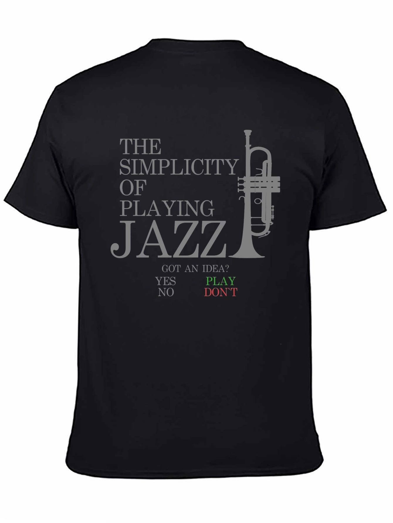 Simplicity of Playing Jazz Graphic T-Shirt