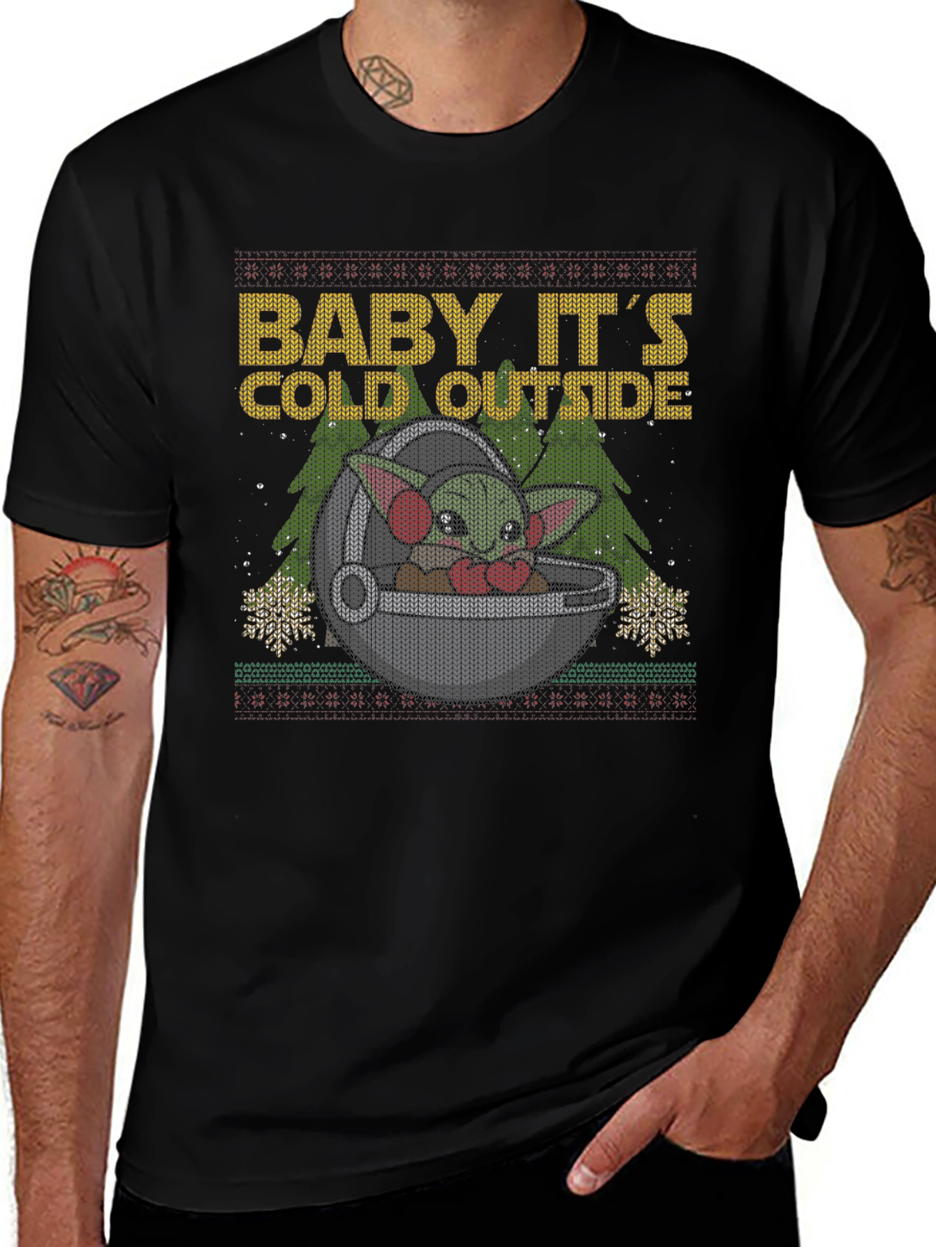 Baby Its Cold Outside Holiday Graphic Tee