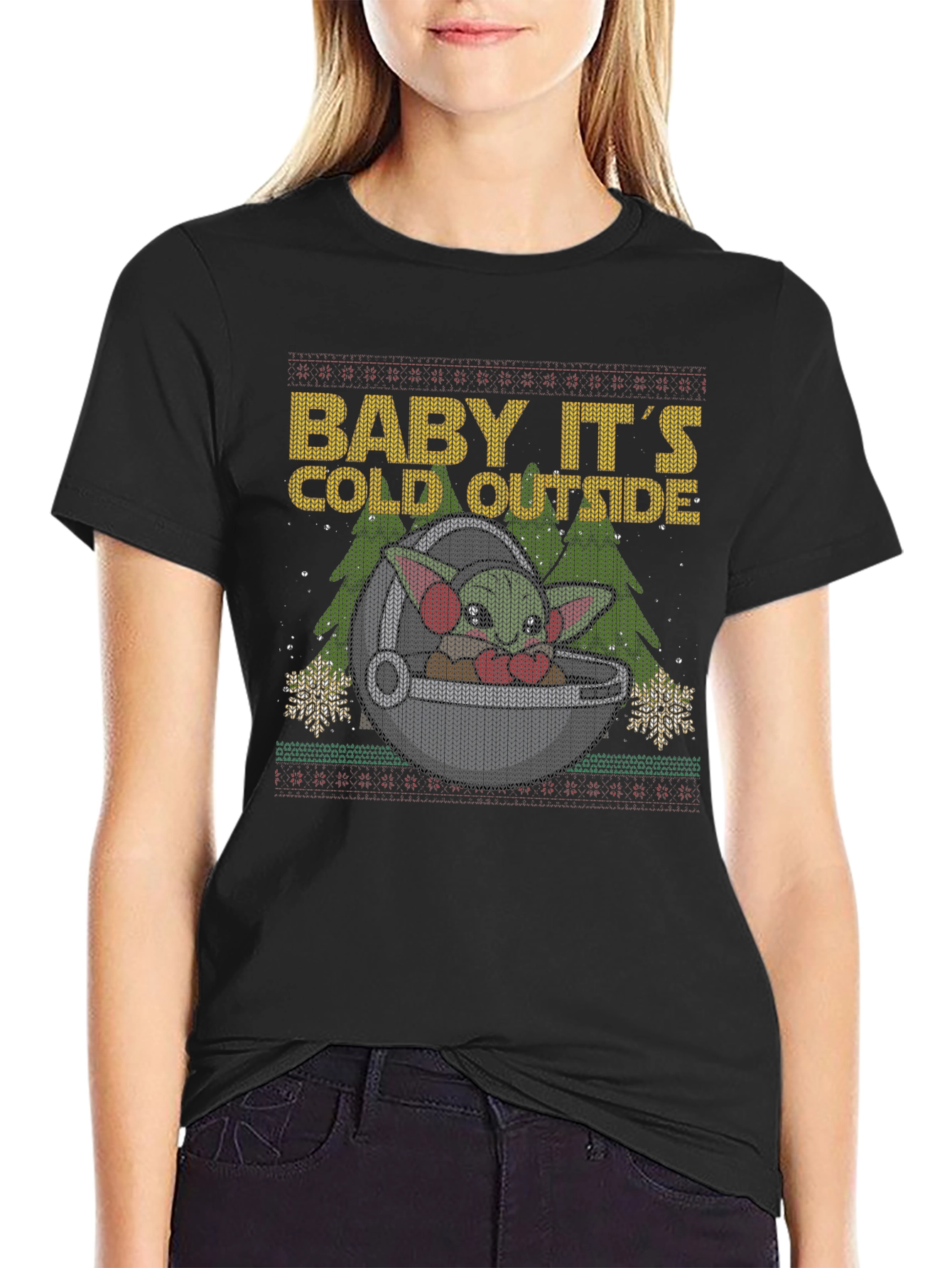 Baby Its Cold Outside Holiday Graphic Tee