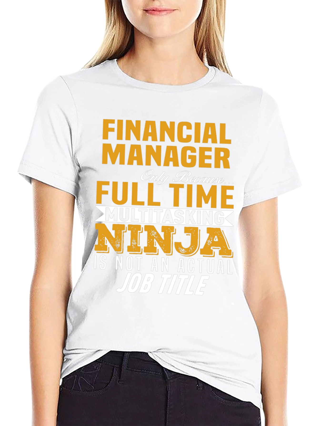 Financial Manager Full-Time Multitasking Ninja T-Shirt