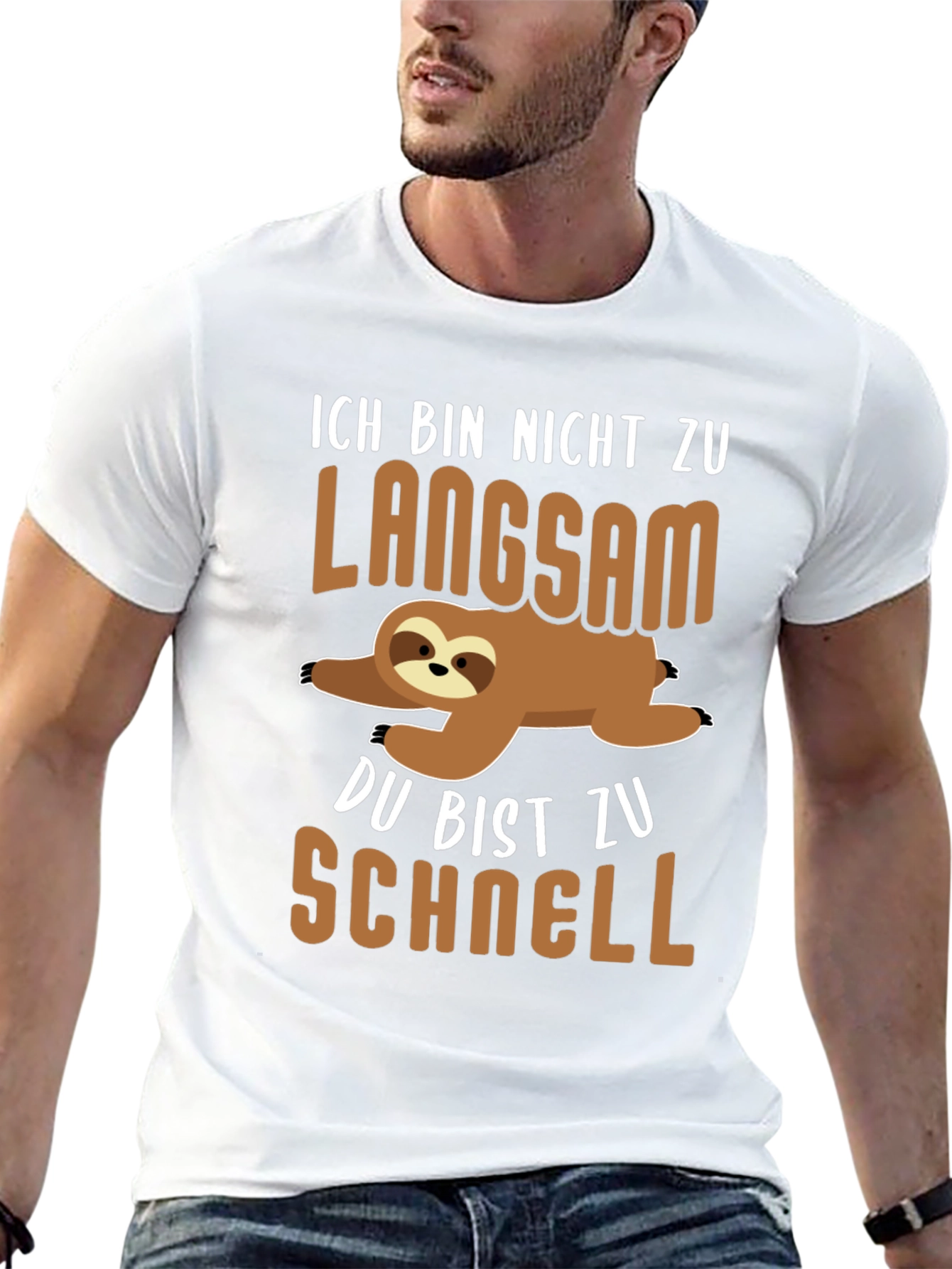 Ich Bin Nicht Zu Langsam Sloth T-Shirt