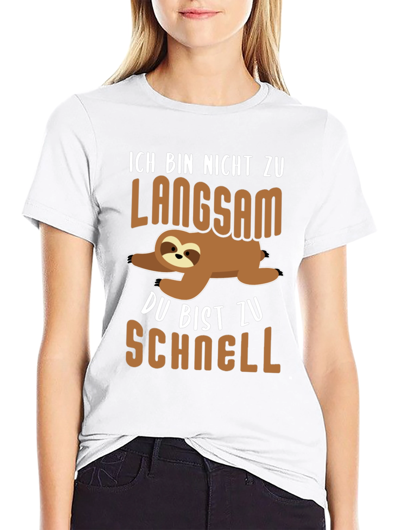 Ich Bin Nicht Zu Langsam Sloth T-Shirt