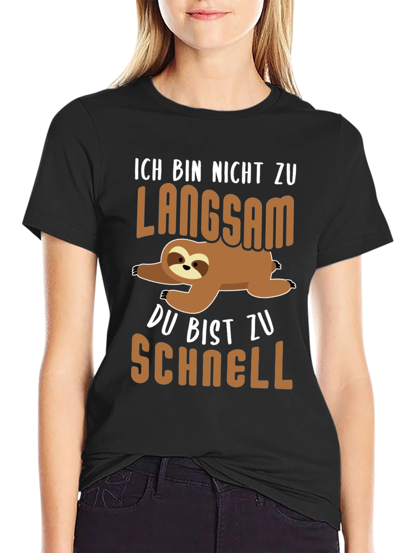 Ich Bin Nicht Zu Langsam Sloth T-Shirt