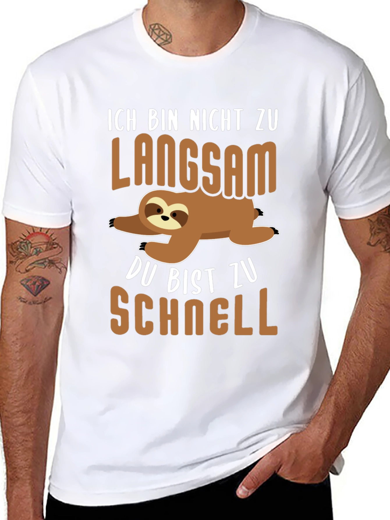 Ich Bin Nicht Zu Langsam Sloth T-Shirt