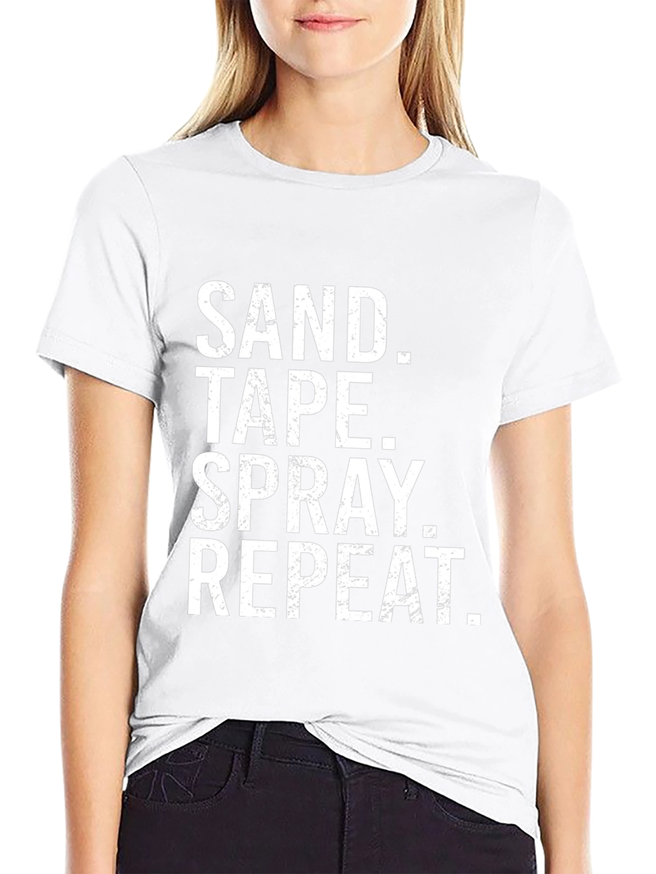 Sand Tape Spray Repeat Funny DIY T-Shirt