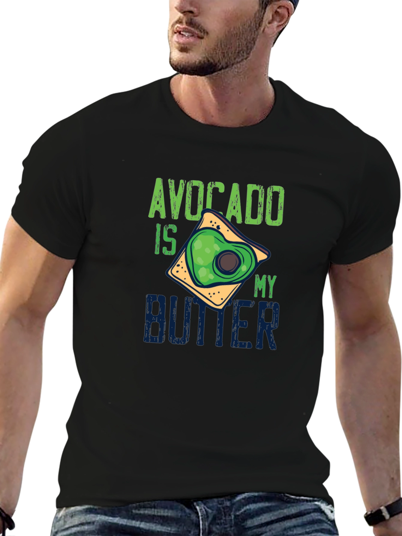 Avocado is My Butter T-Shirt - Unique Foodie Tee