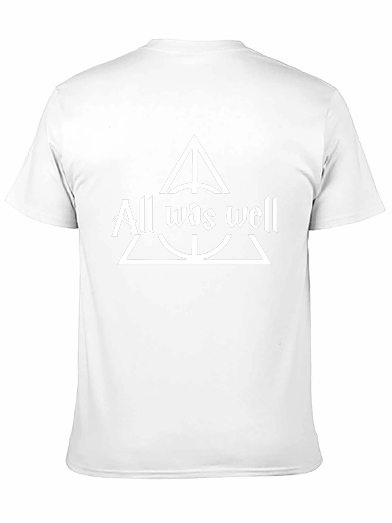 All Was Well T-Shirt Deathly Hallows Tee