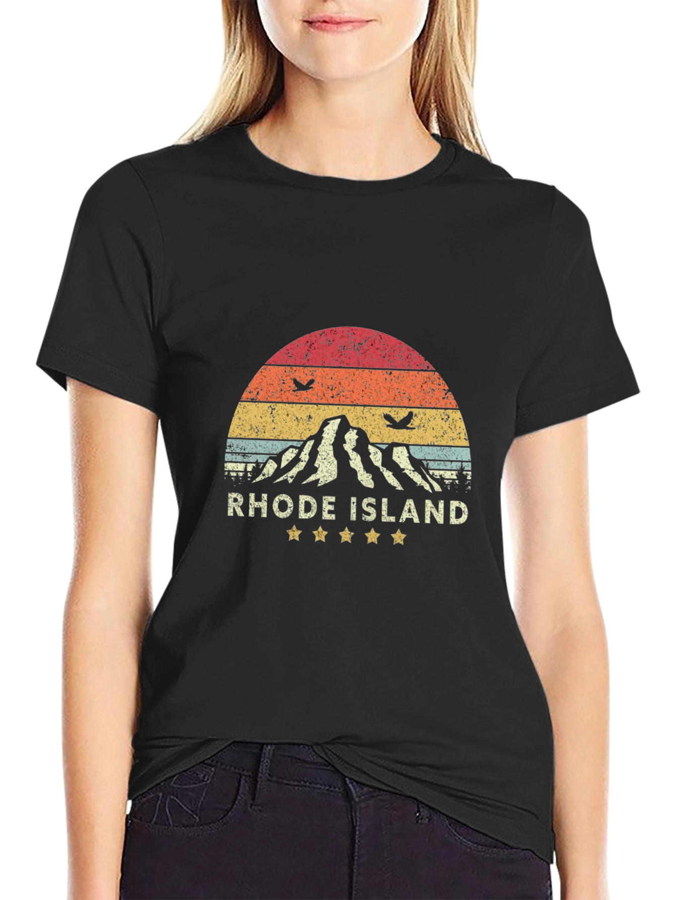 Retro Rhode Island Graphic Tee
