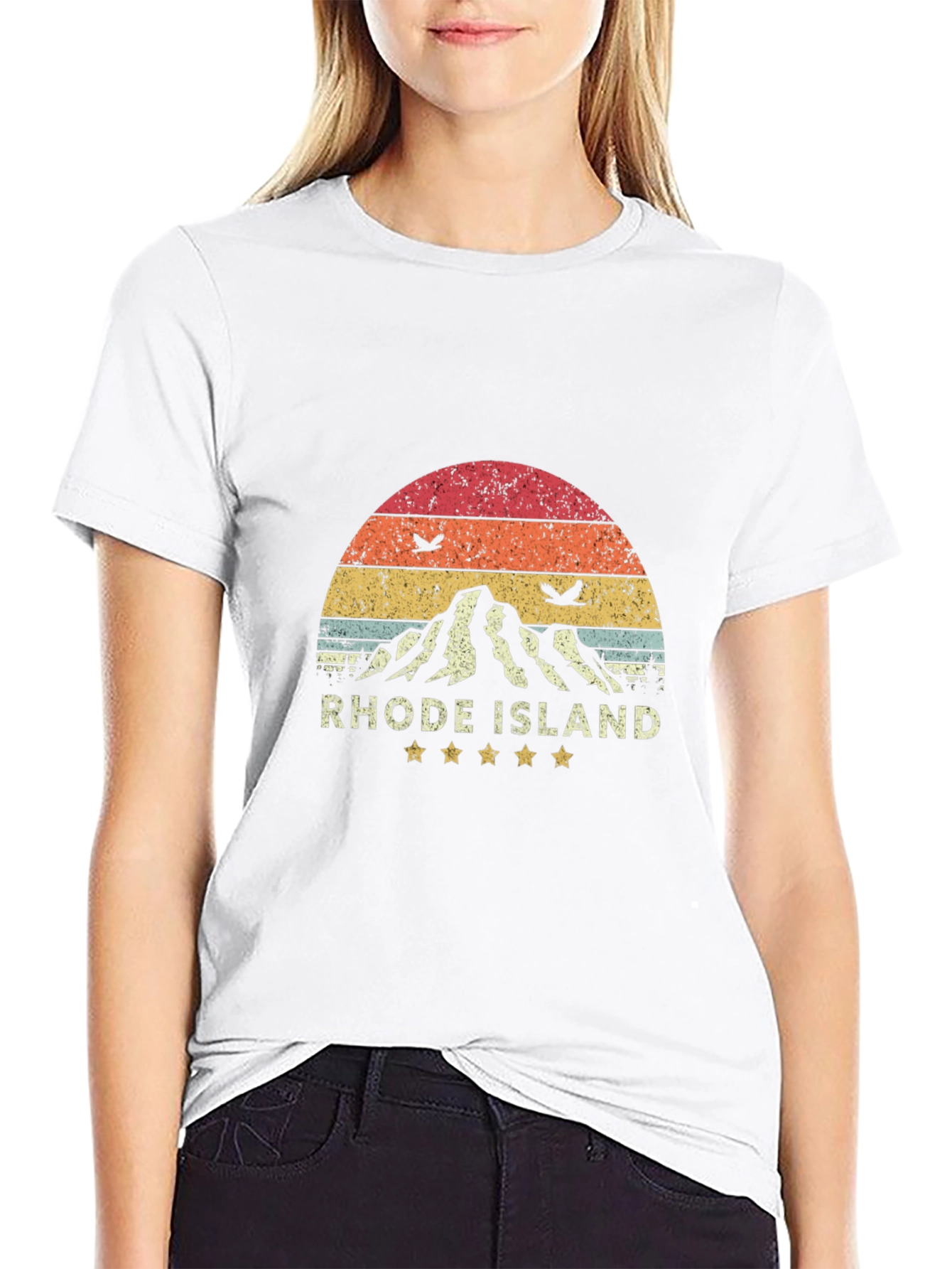 Retro Rhode Island Graphic Tee