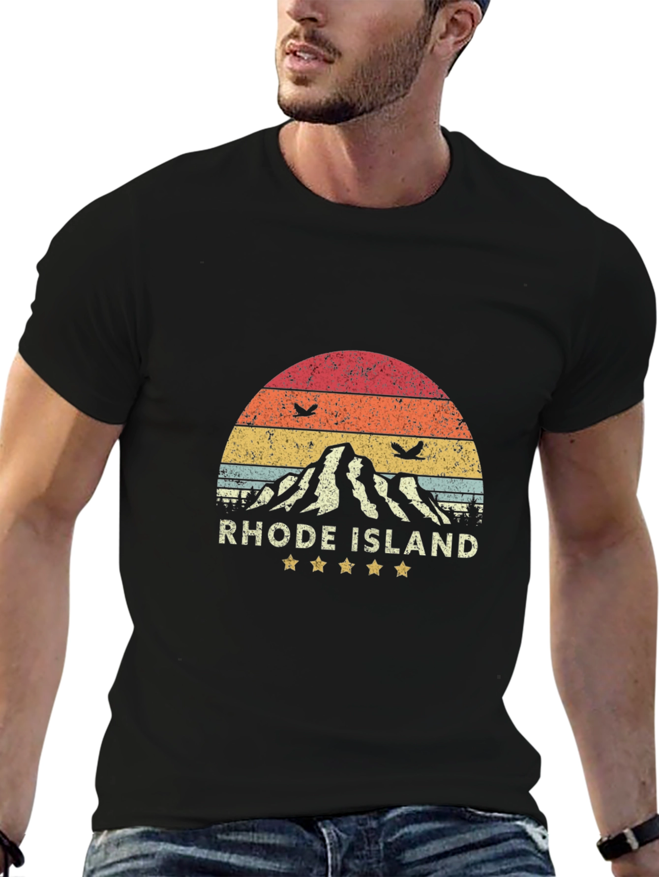 Retro Rhode Island Graphic Tee