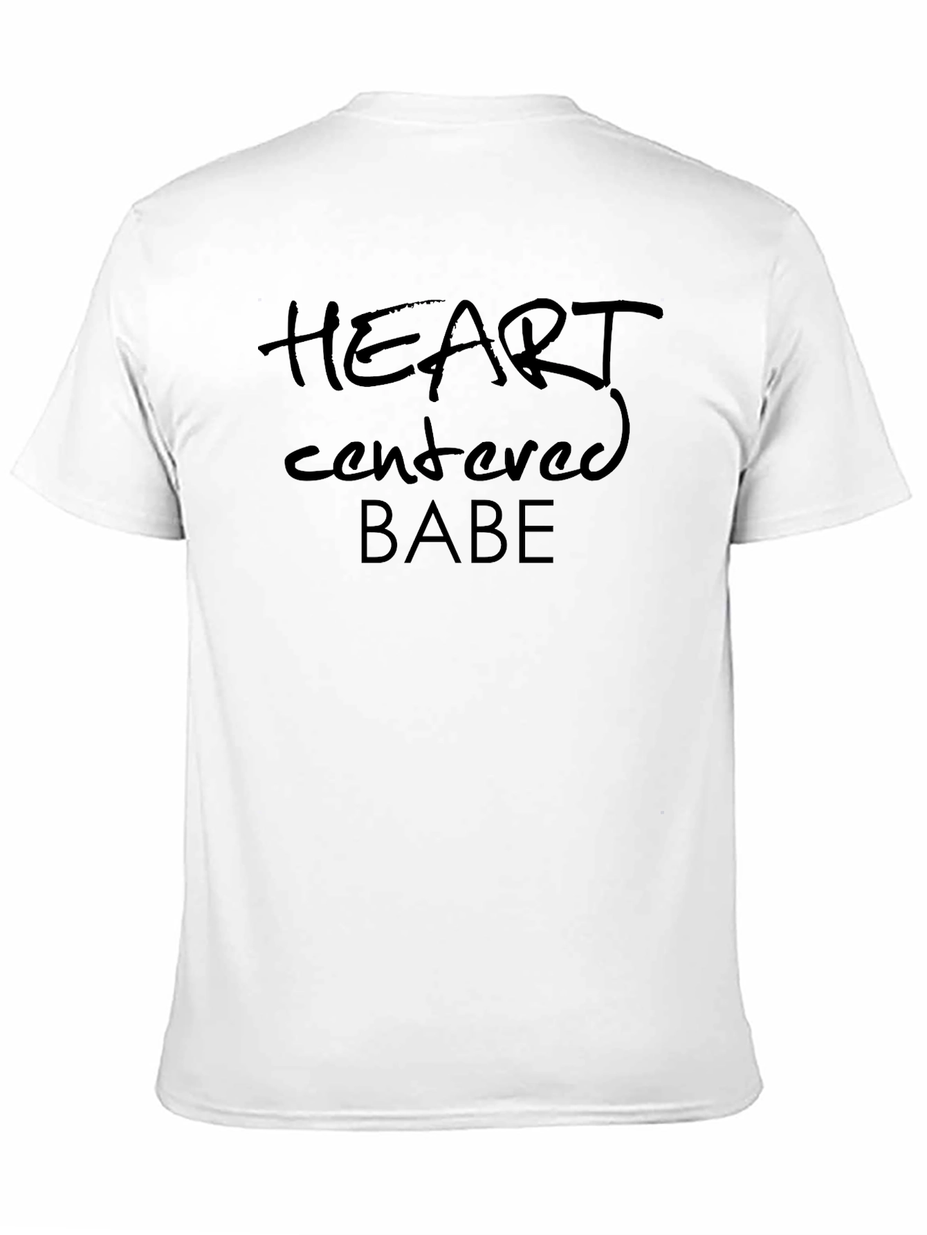 Heart Centered Babe Black Graphic Tee