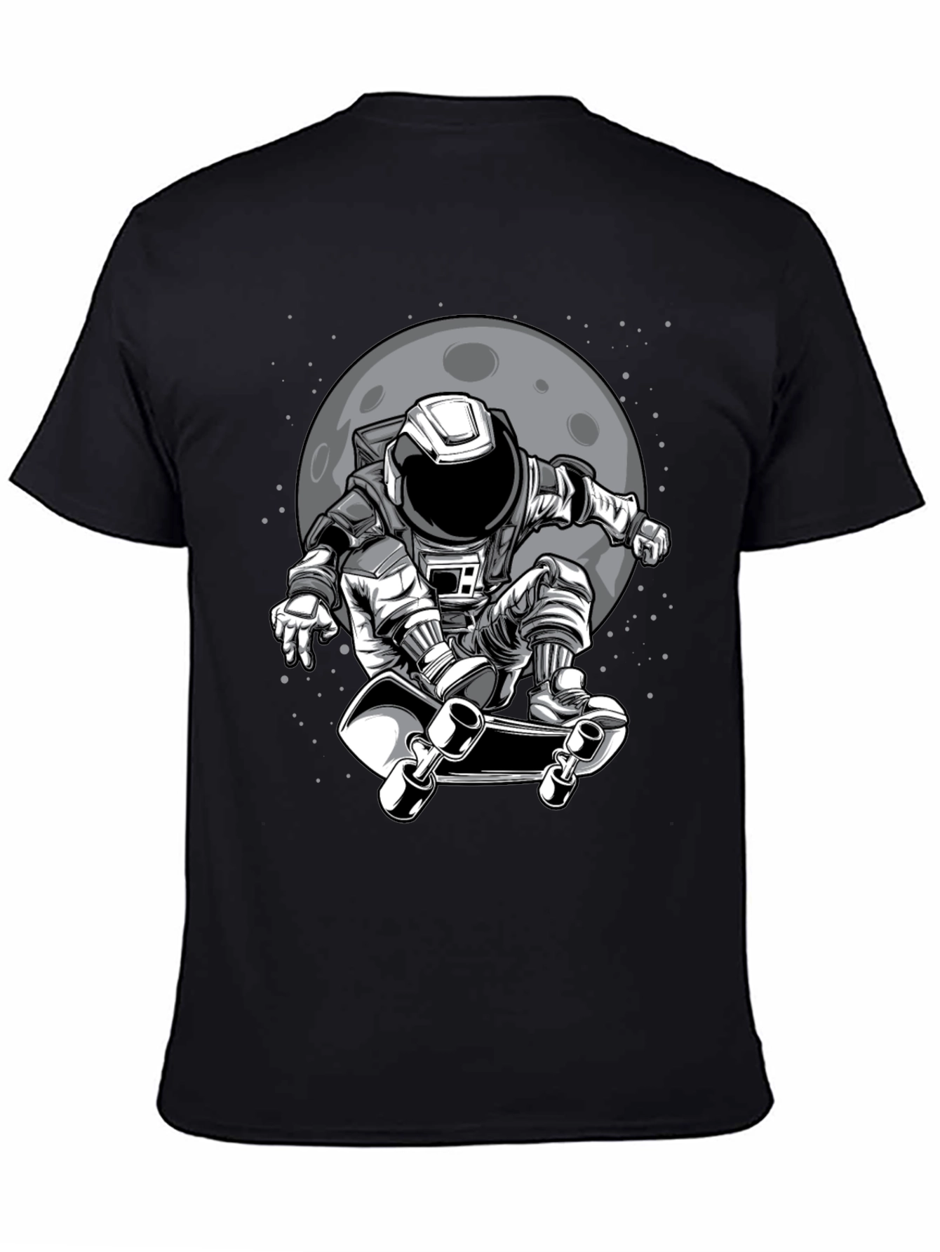 Astronaut Skateboarder Graphic T-Shirt
