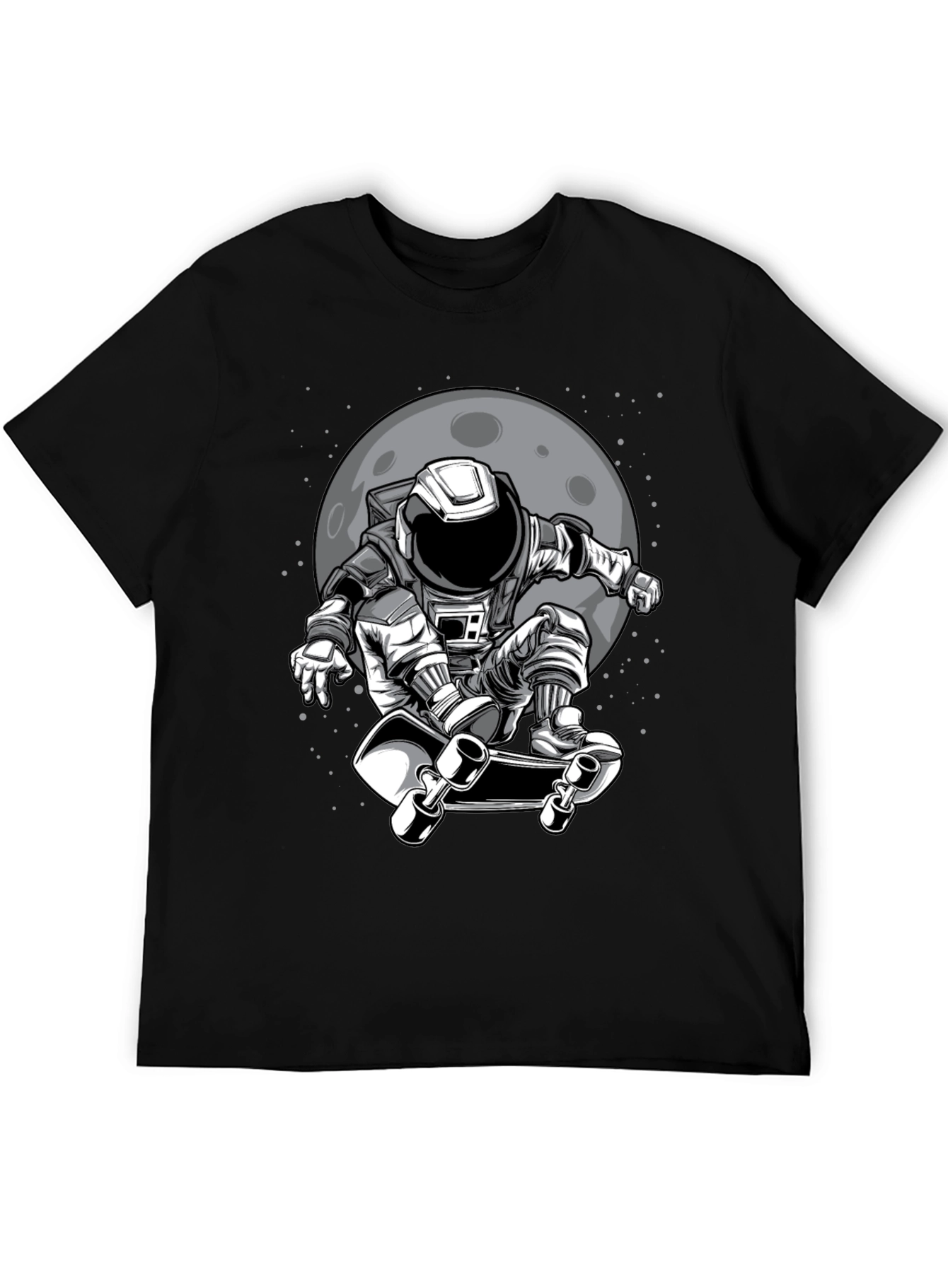 Astronaut Skateboarder Graphic T-Shirt