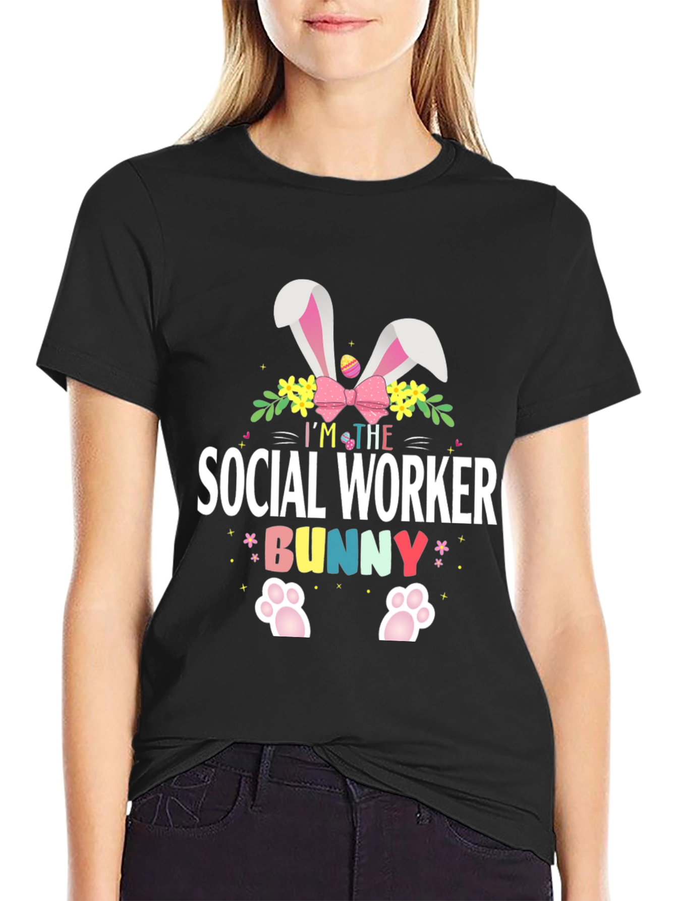 Social Worker Bunny Easter T-Shirt