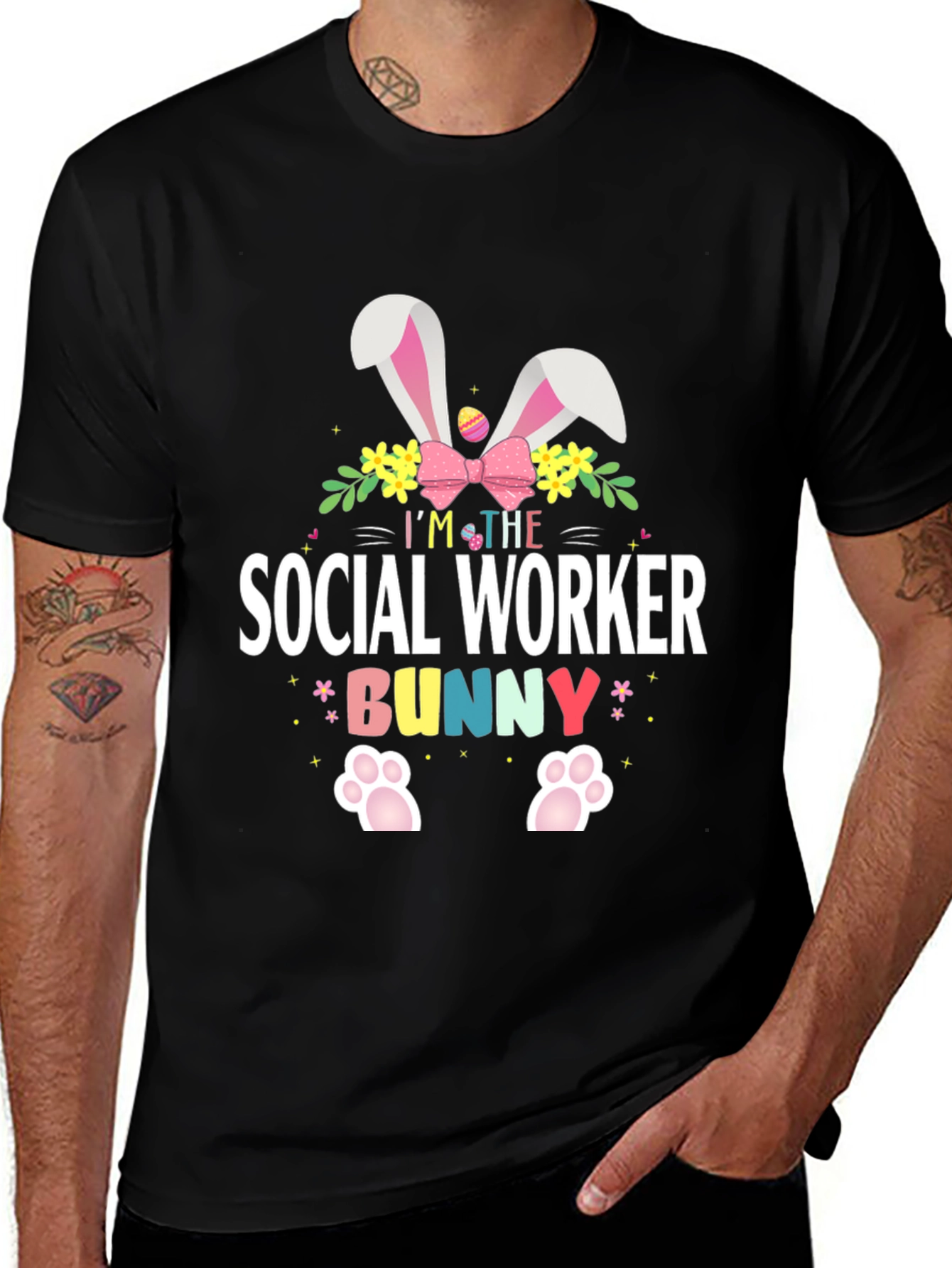 Social Worker Bunny Easter T-Shirt