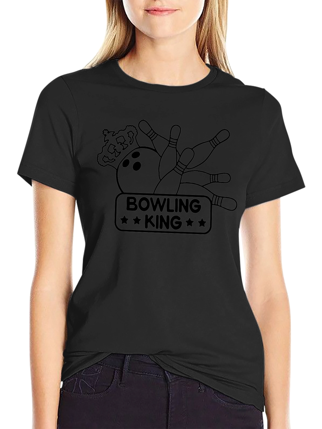Bowling King Graphic T-Shirt