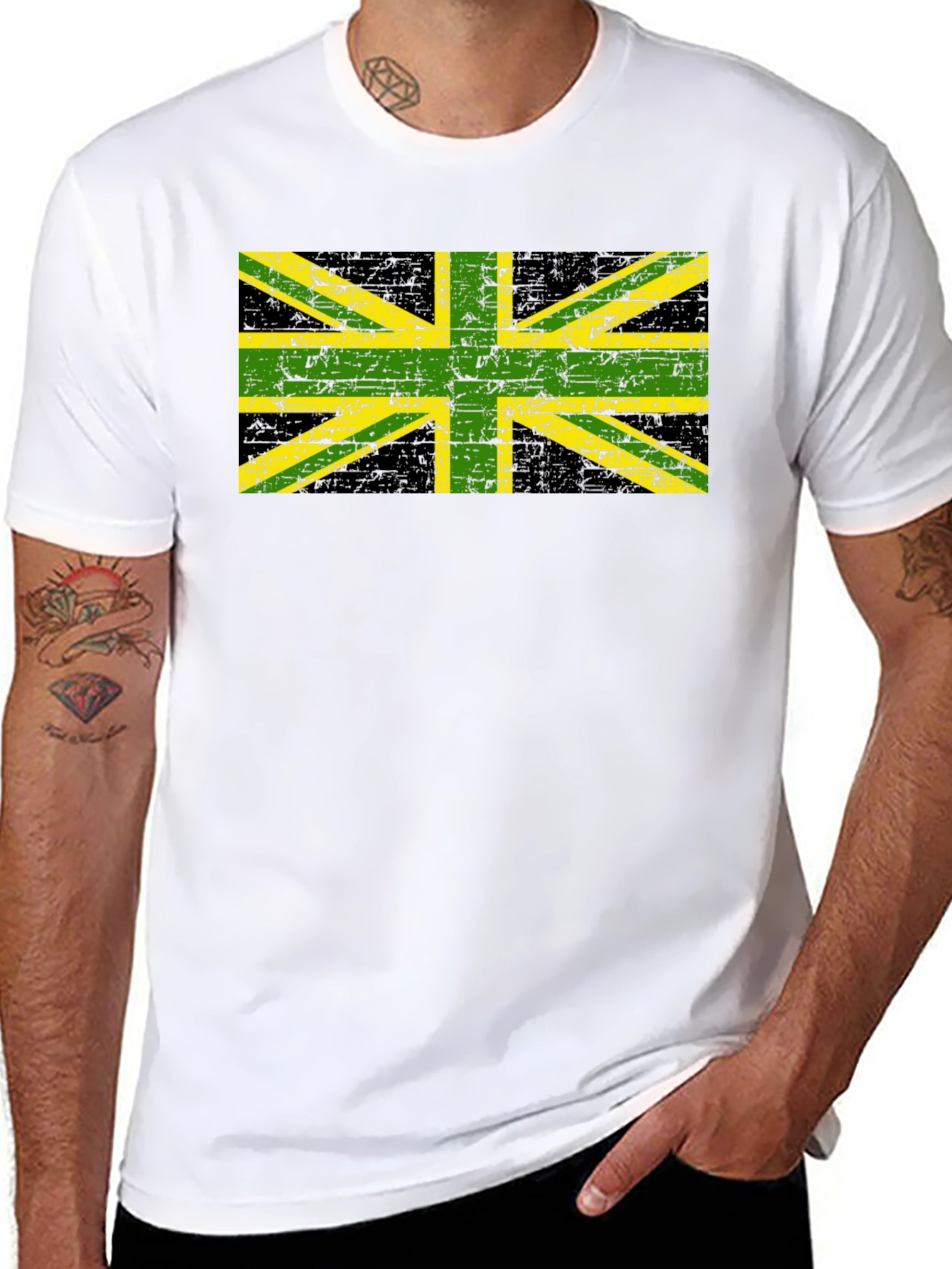 Jamaica Flag Graphic T-Shirt