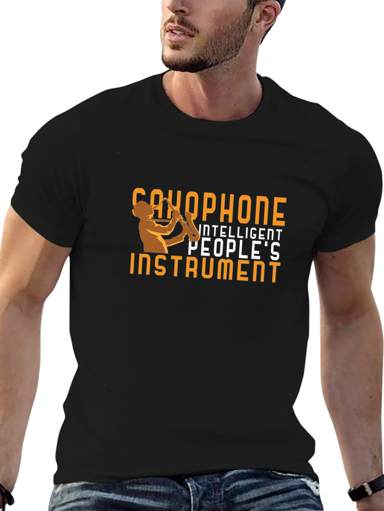 Saxophone Intelligent People Instrument T-Shirt