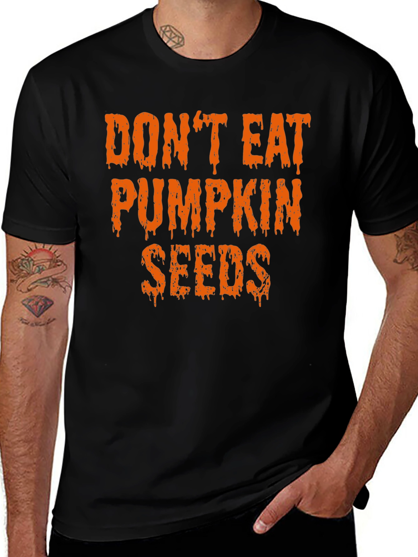 Dont Eat Pumpkin Seeds Halloween Tee