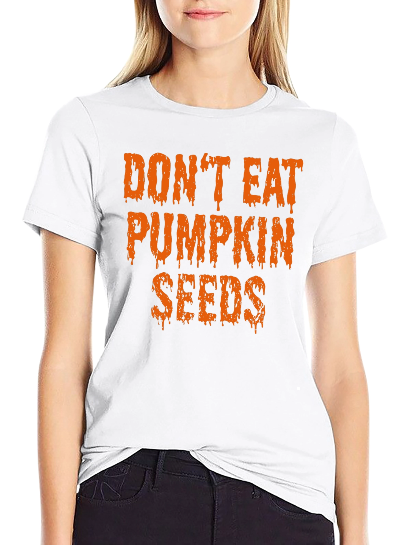 Dont Eat Pumpkin Seeds Halloween Tee