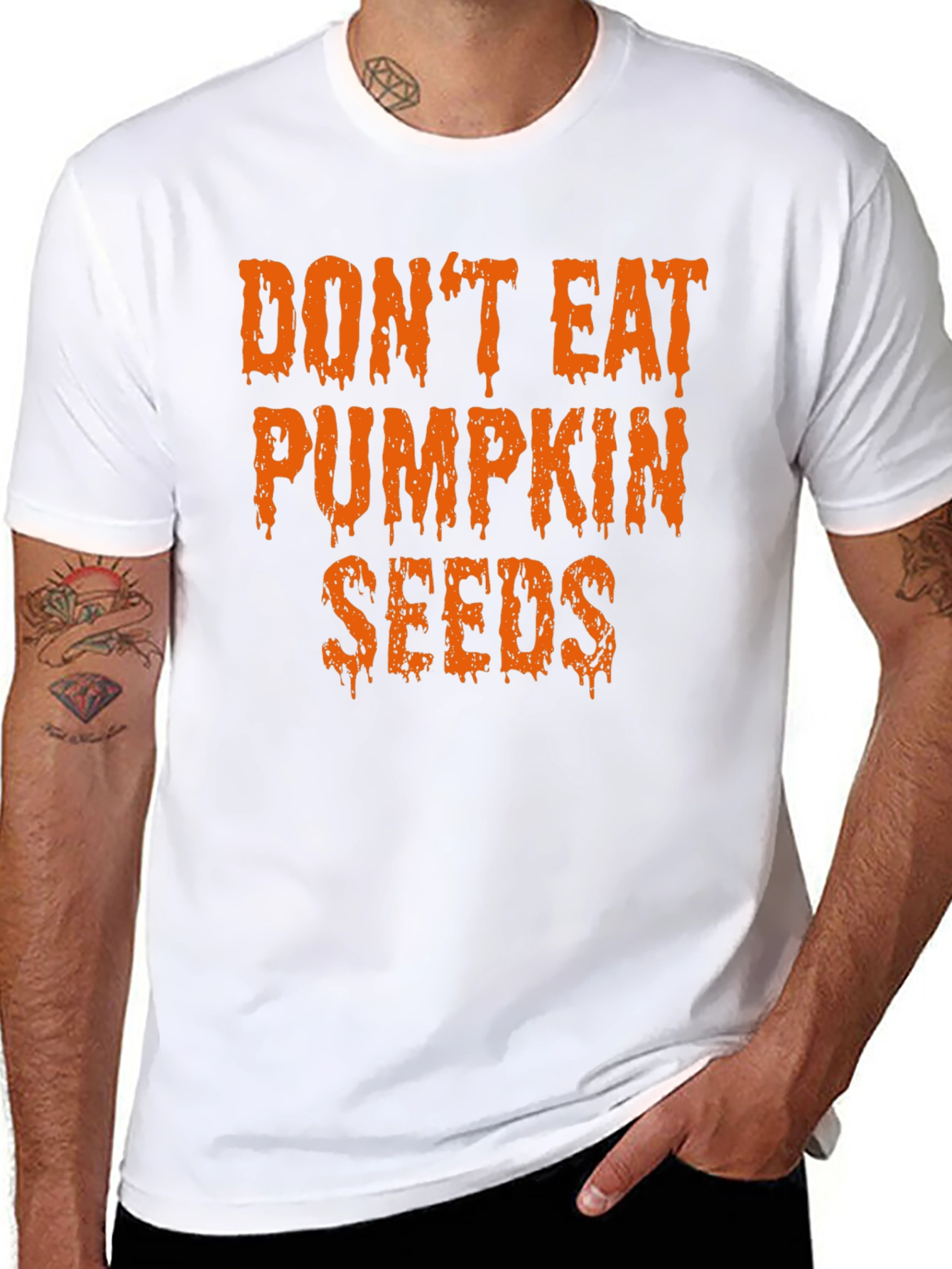 Dont Eat Pumpkin Seeds Halloween Tee