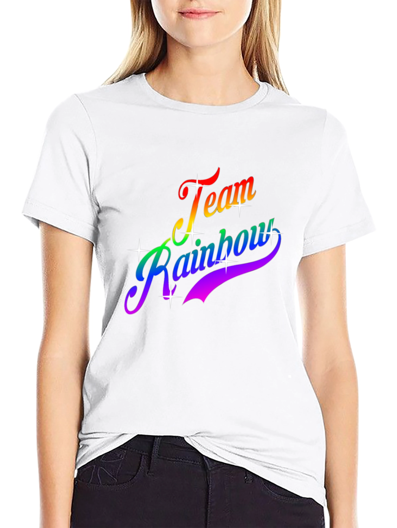 Team Rainbow Graphic T-Shirt - Pride Apparel