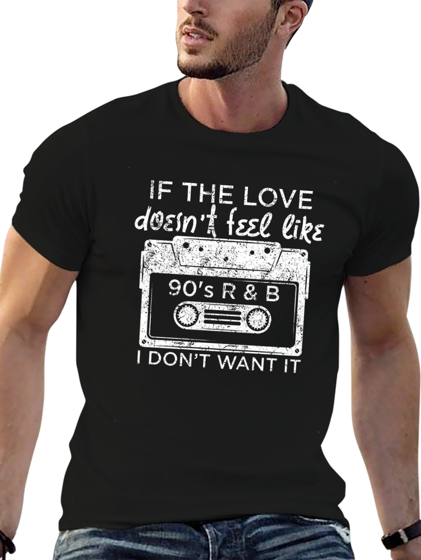 90s R&B Cassette Tape Graphic T-Shirt