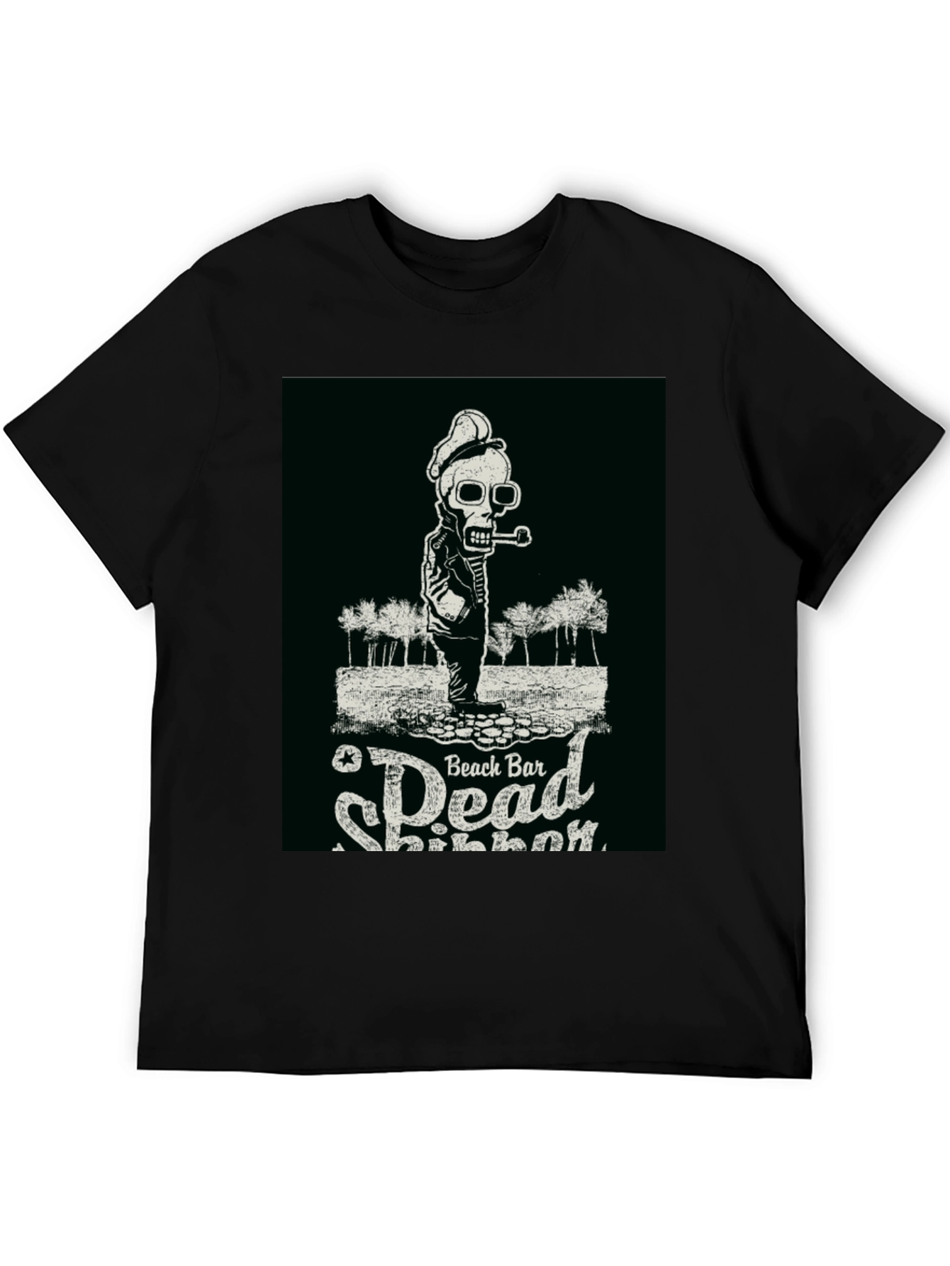 Dead Beach Bar Shipper Black T-Shirt