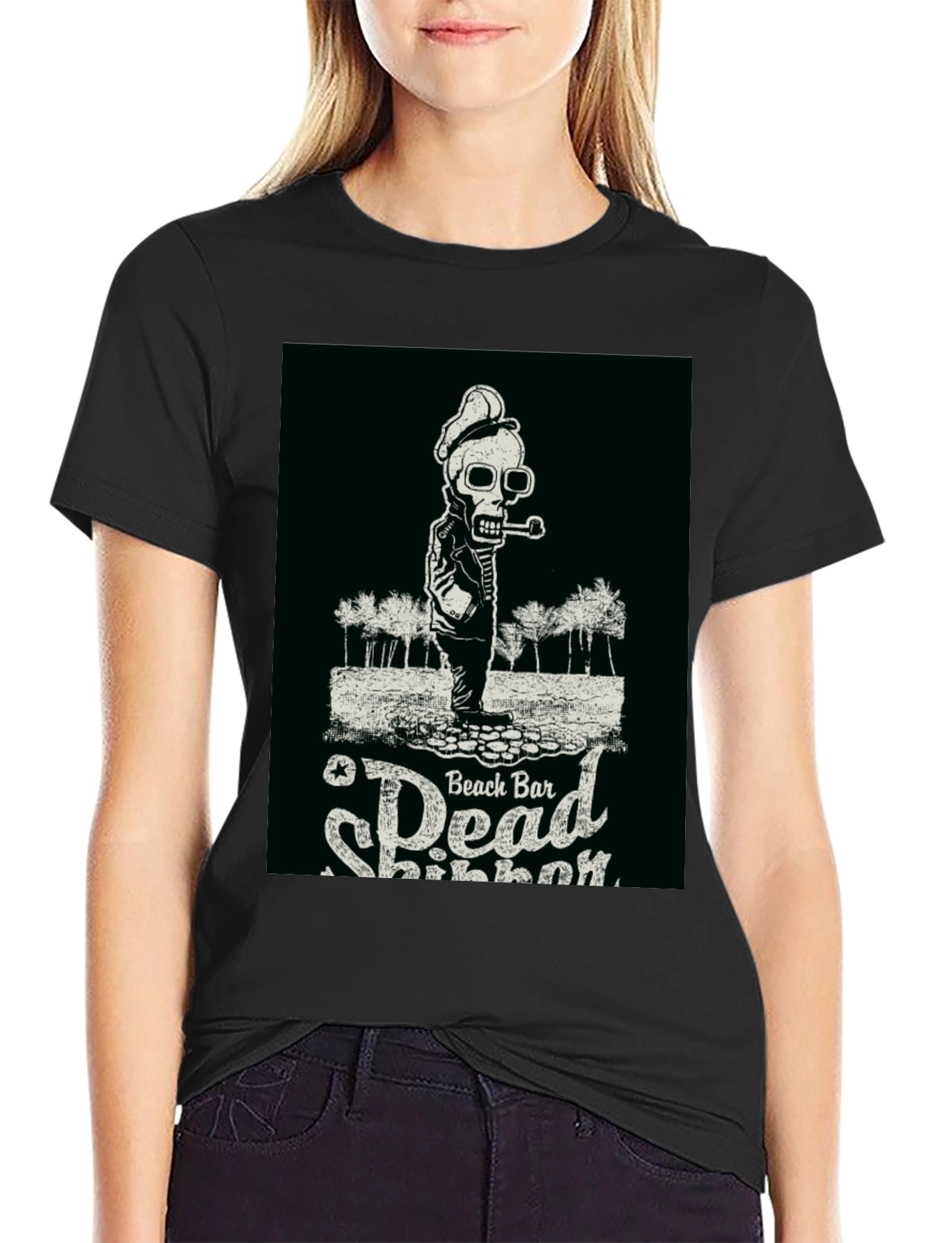 Dead Beach Bar Shipper Black T-Shirt