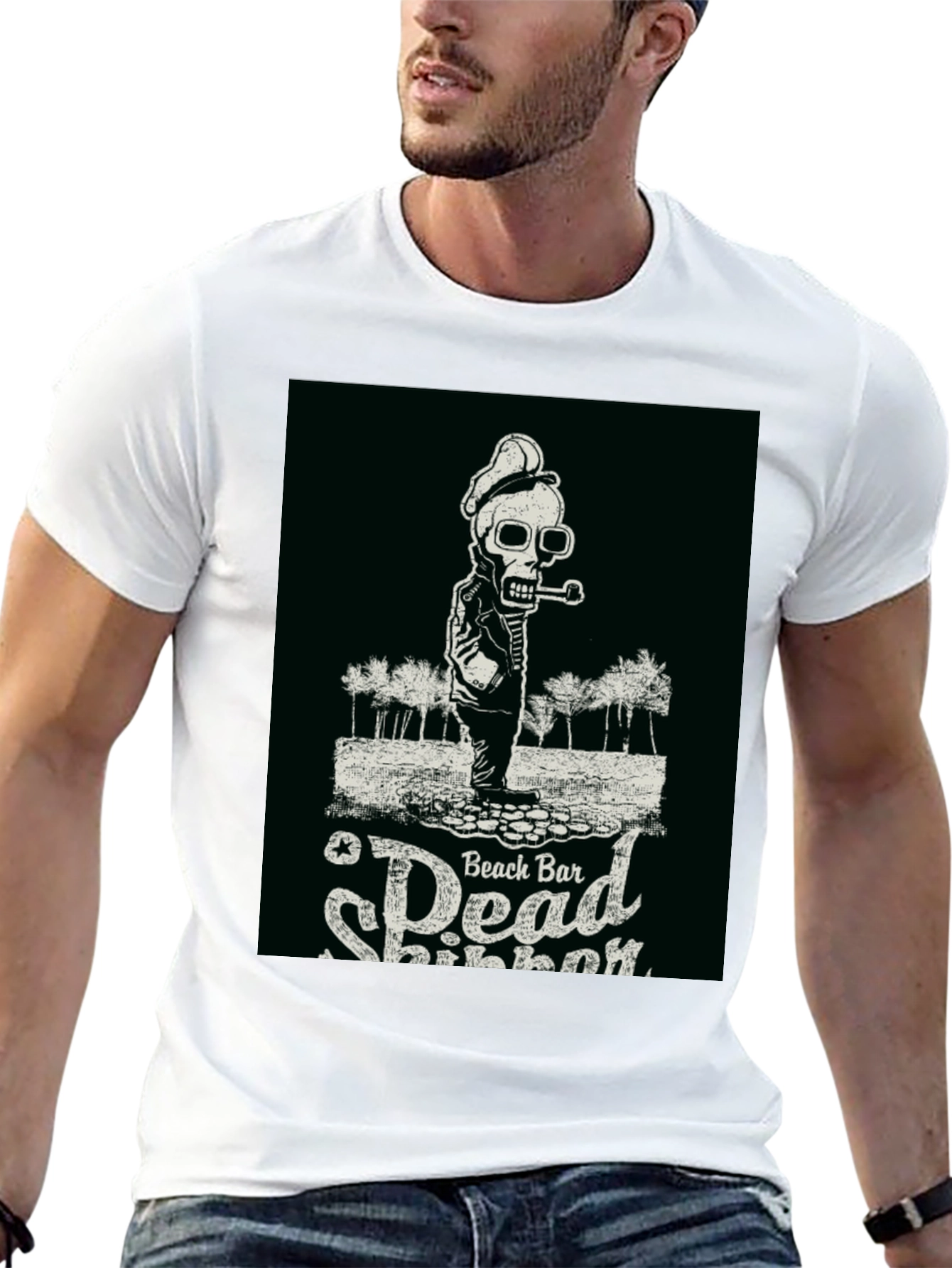 Dead Beach Bar Shipper Black T-Shirt