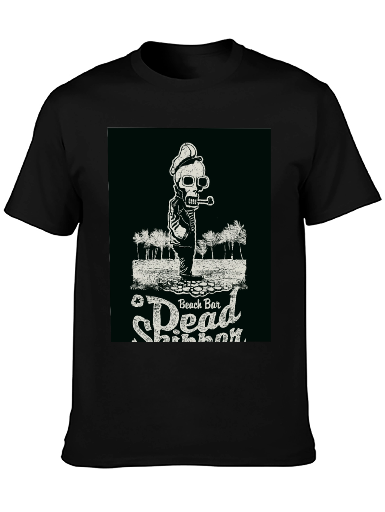 Dead Beach Bar Shipper Black T-Shirt