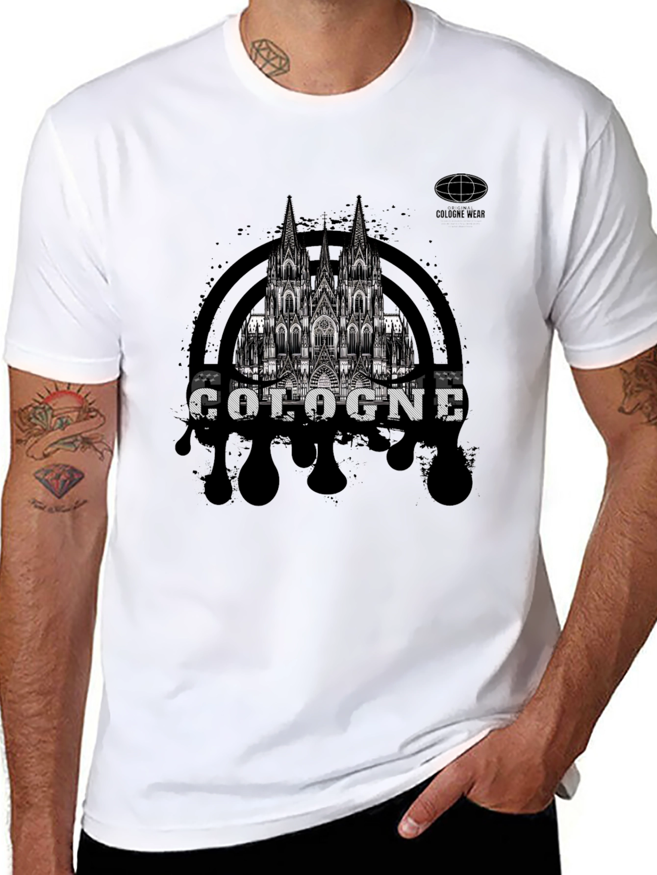 Cologne Cathedral Graphic T-Shirt