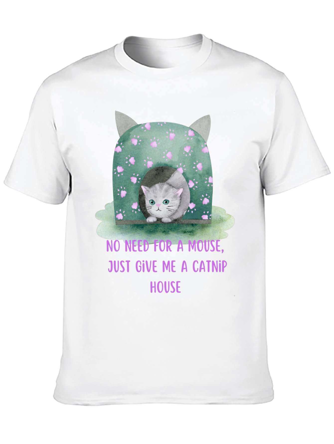 Catnip House T-Shirt - Cute Kitten Tee