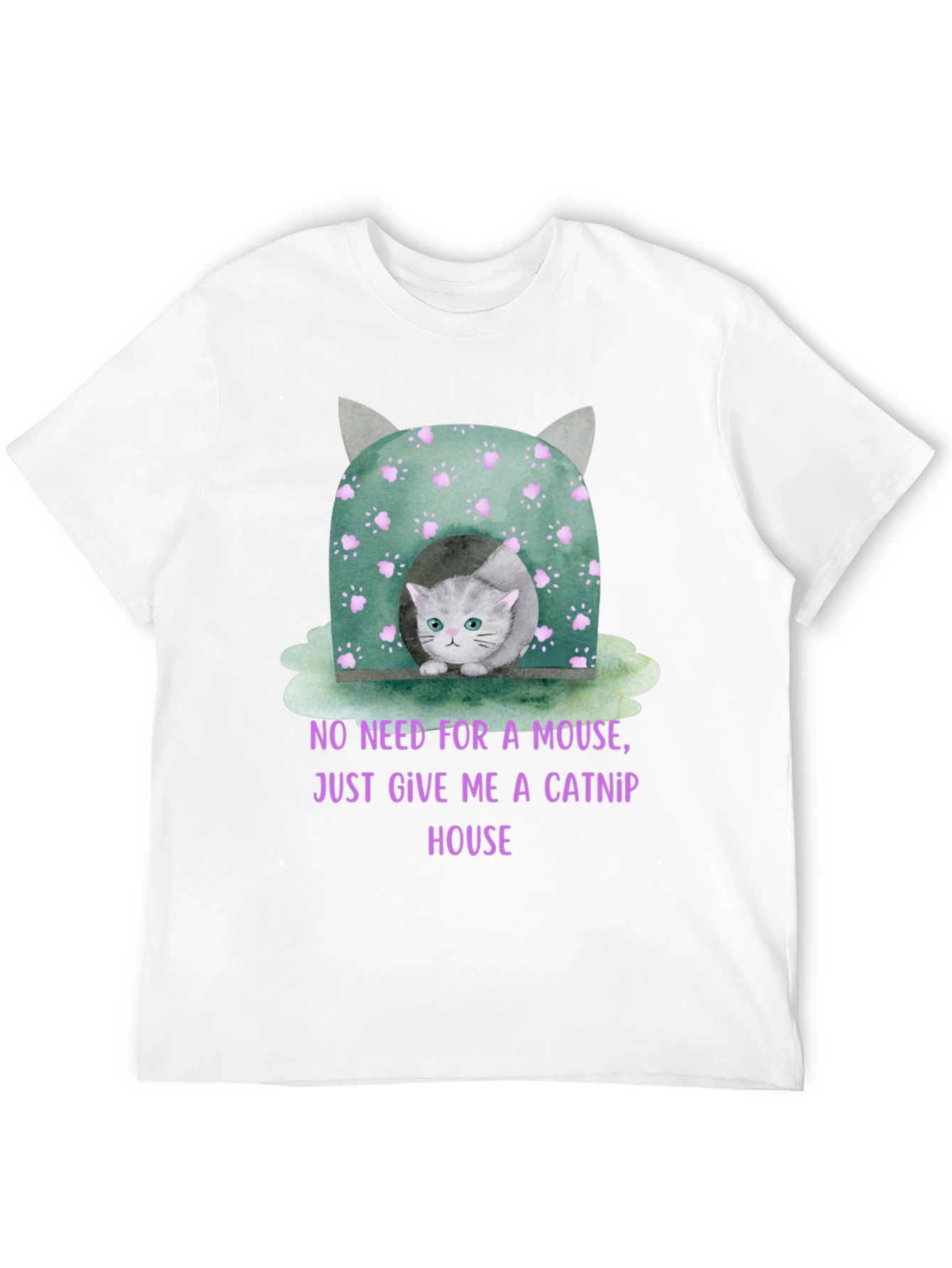 Catnip House T-Shirt - Cute Kitten Tee