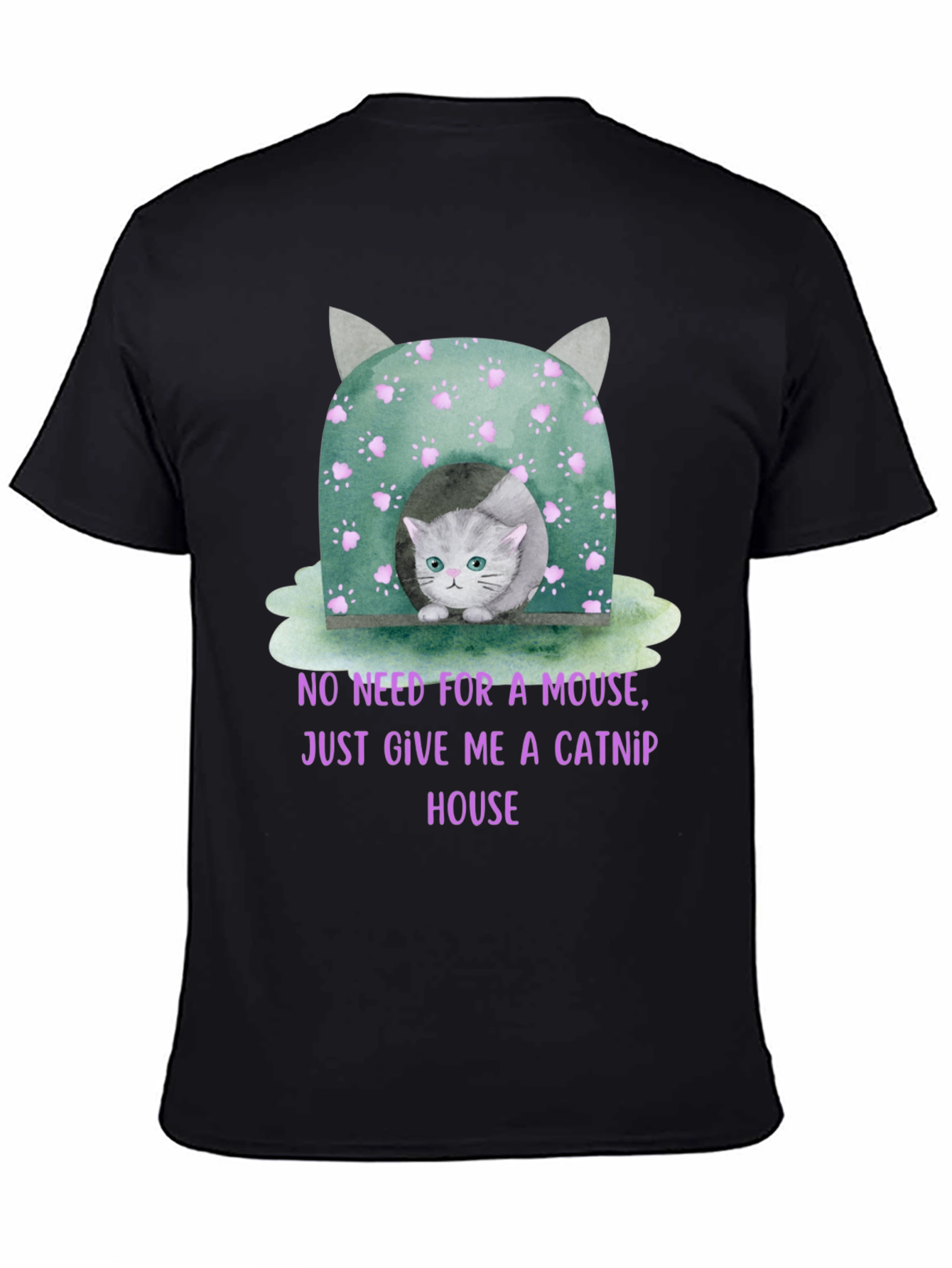 Catnip House T-Shirt - Cute Kitten Tee
