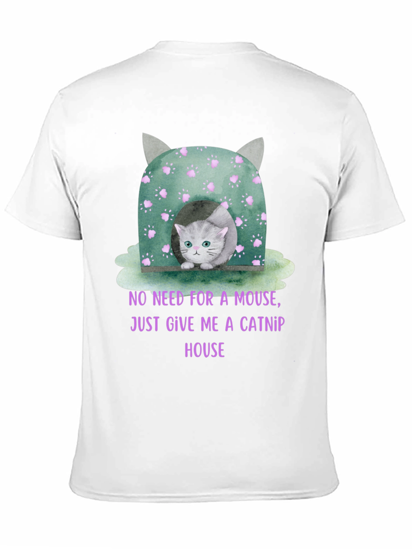 Catnip House T-Shirt - Cute Kitten Tee