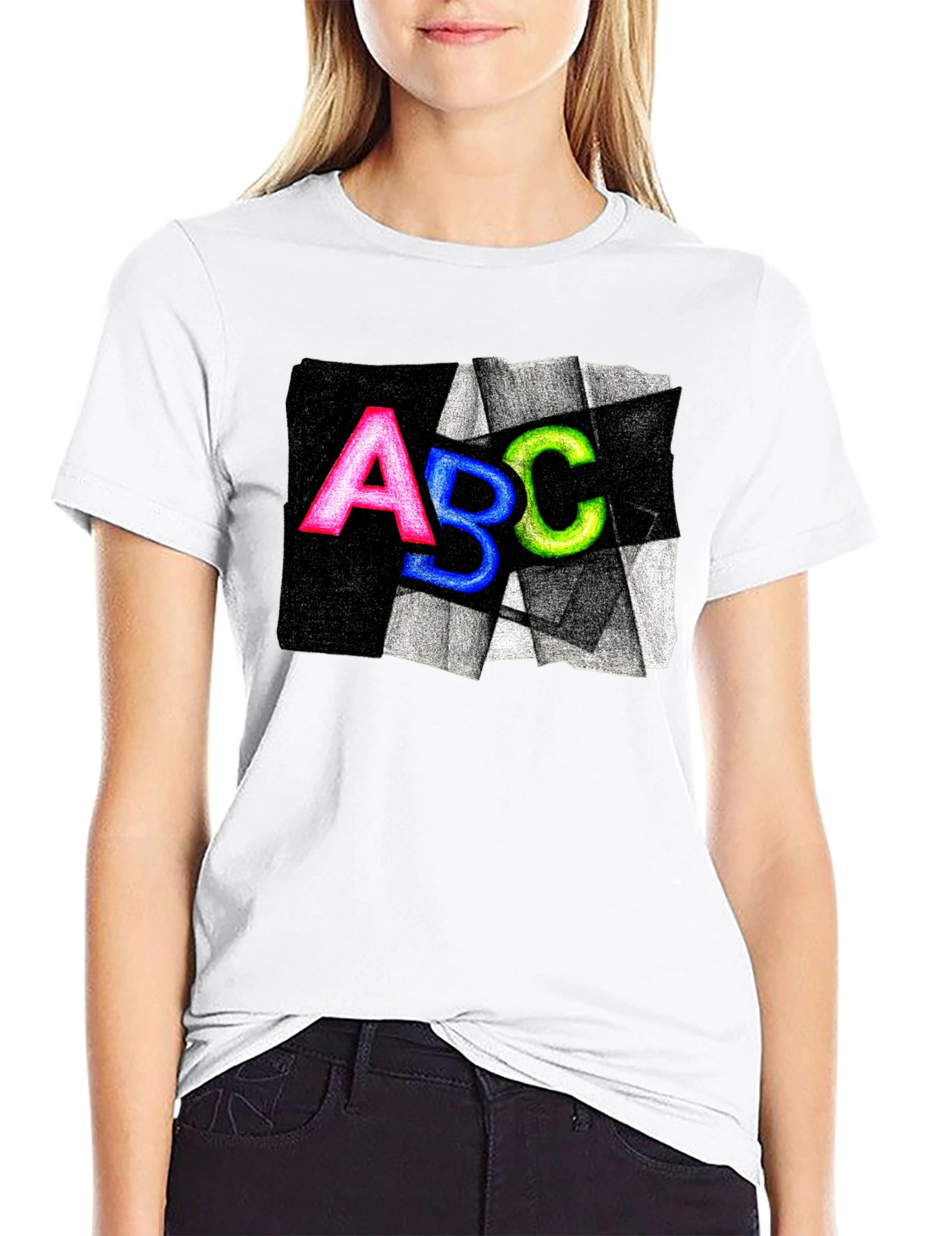 ABC Graphic Tee - Funky Alphabet Shirt