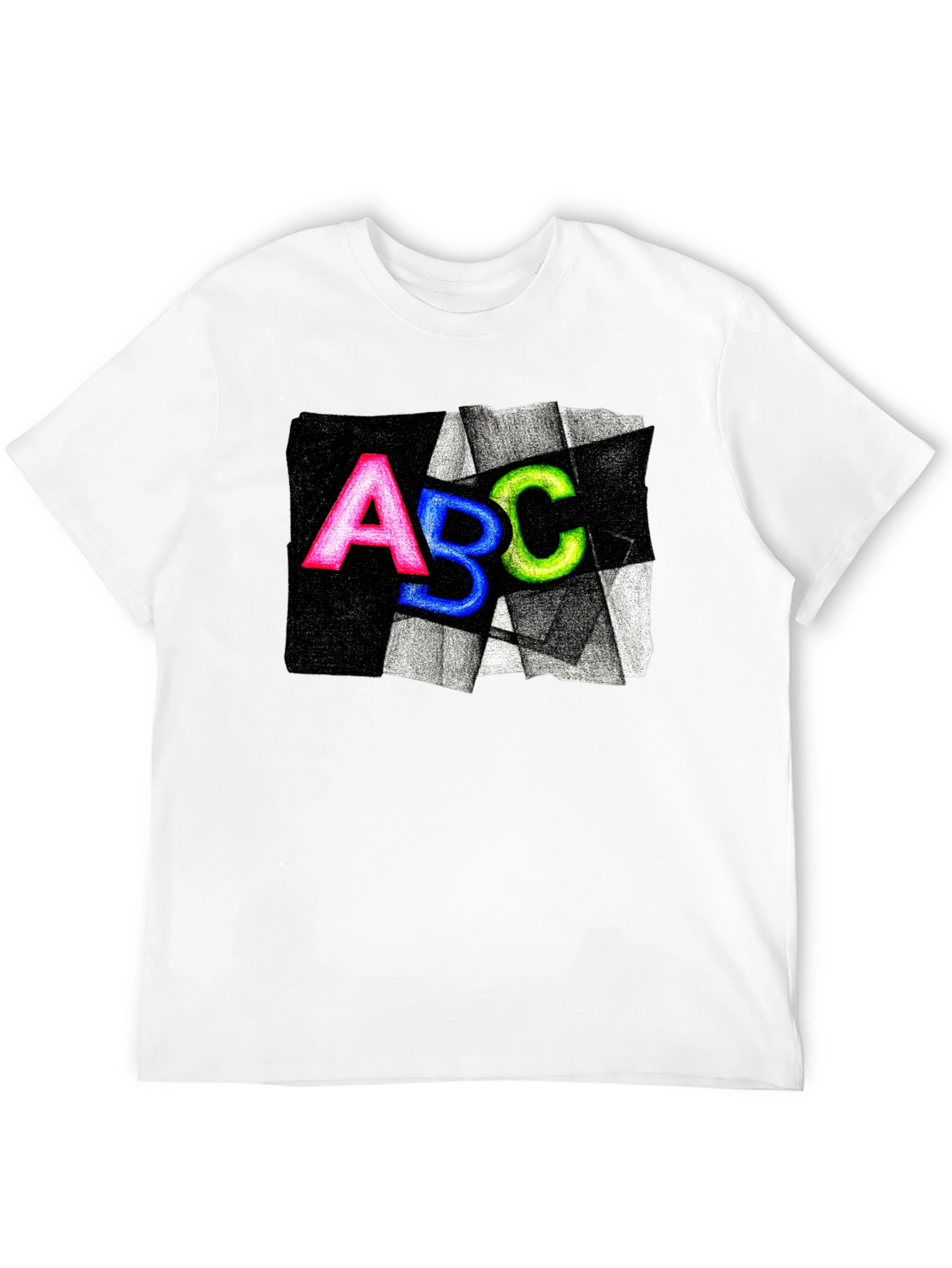 ABC Graphic Tee - Funky Alphabet Shirt