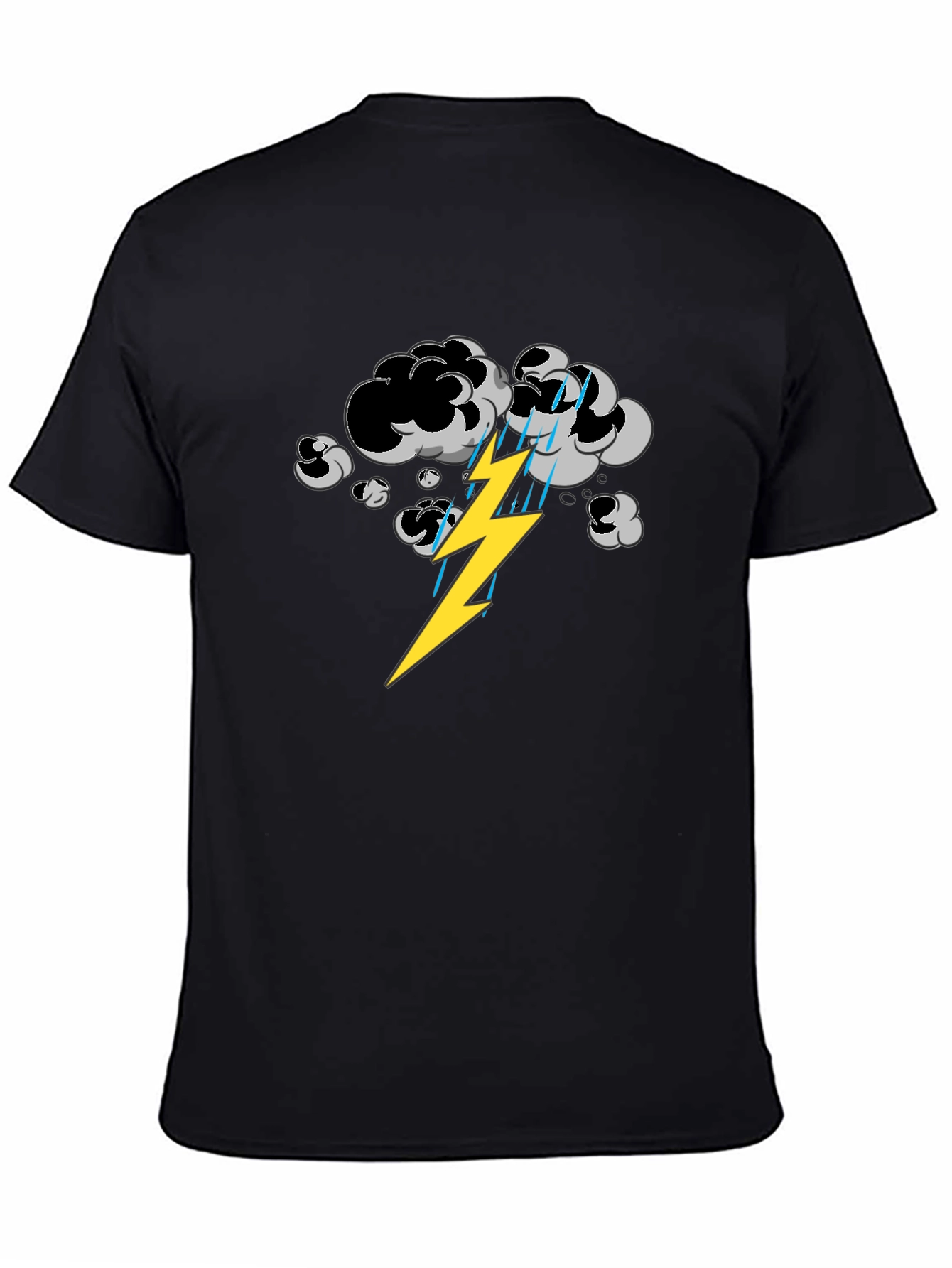 Stormy Weather Graphic Tee - Mens Black T-Shirt