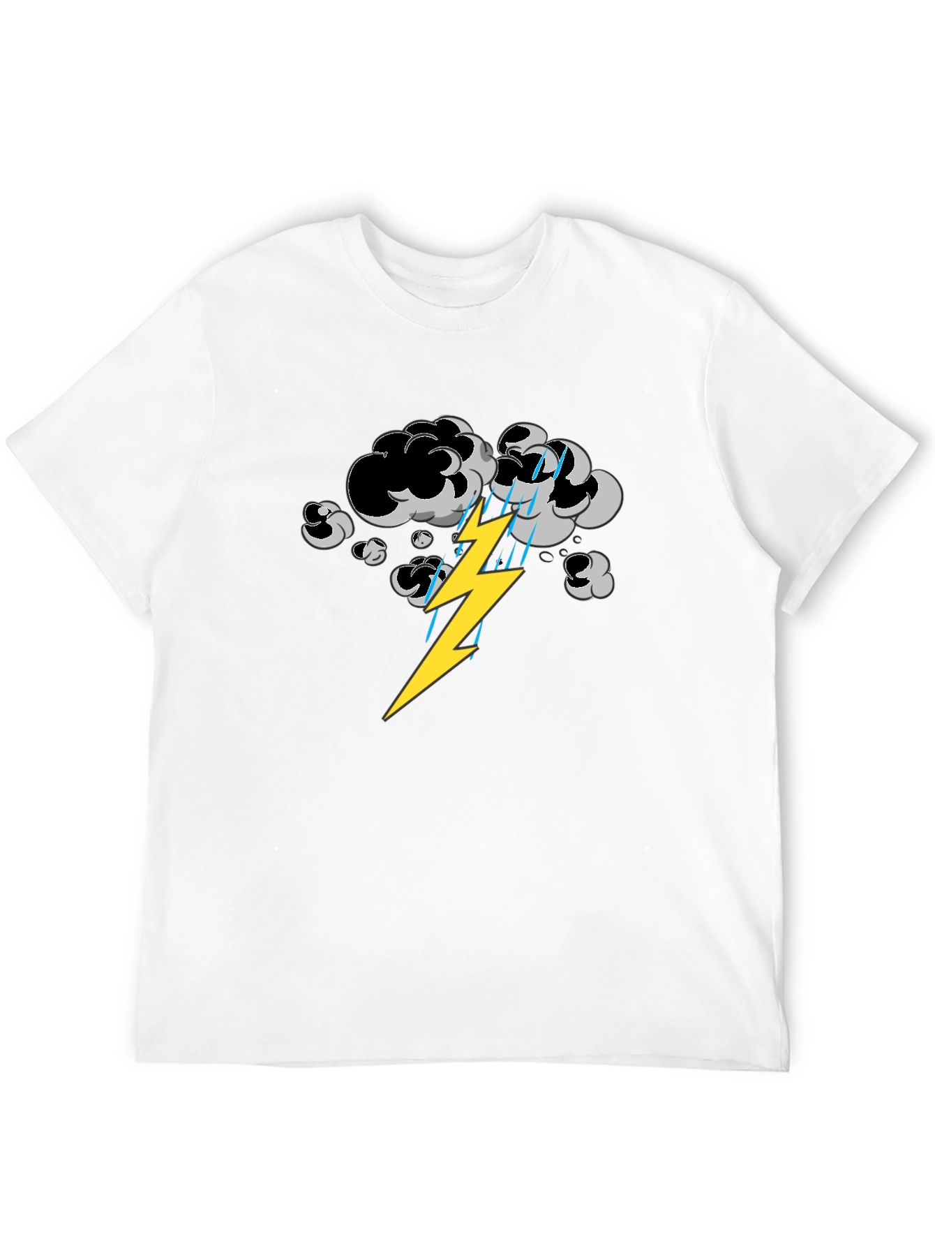 Stormy Weather Graphic Tee - Mens Black T-Shirt