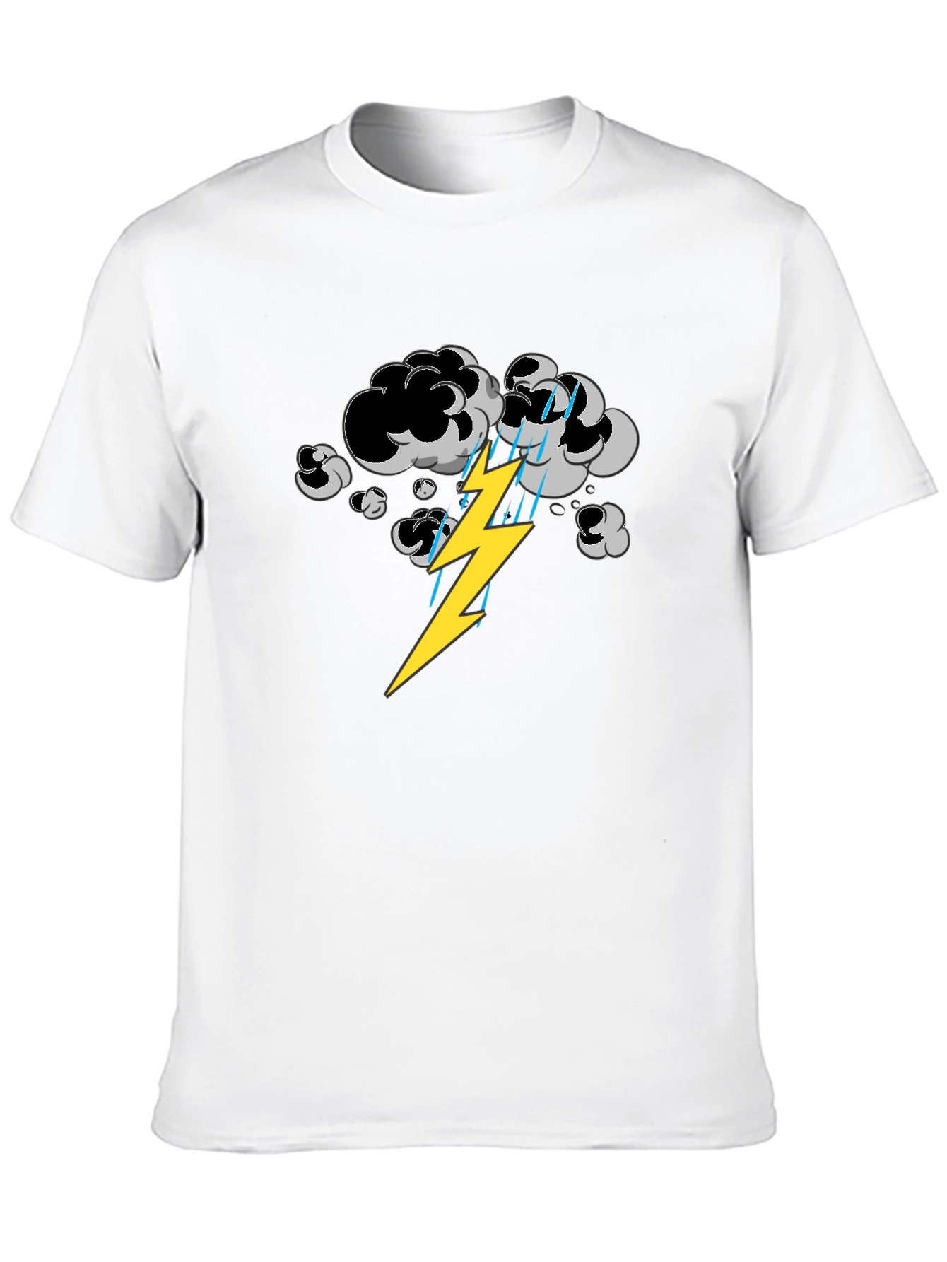 Stormy Weather Graphic Tee - Mens Black T-Shirt
