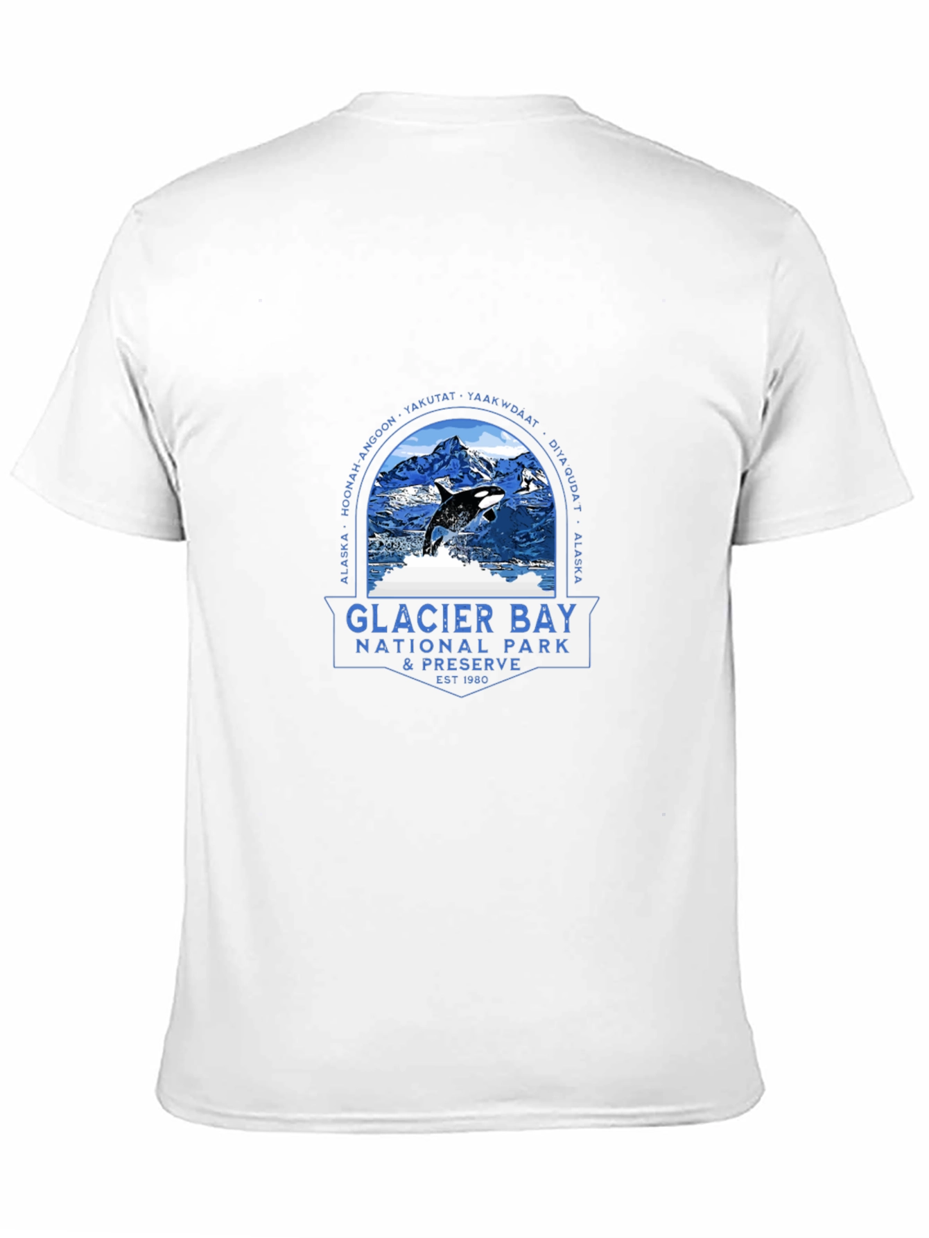 Glacier Bay National Park Black T-Shirt