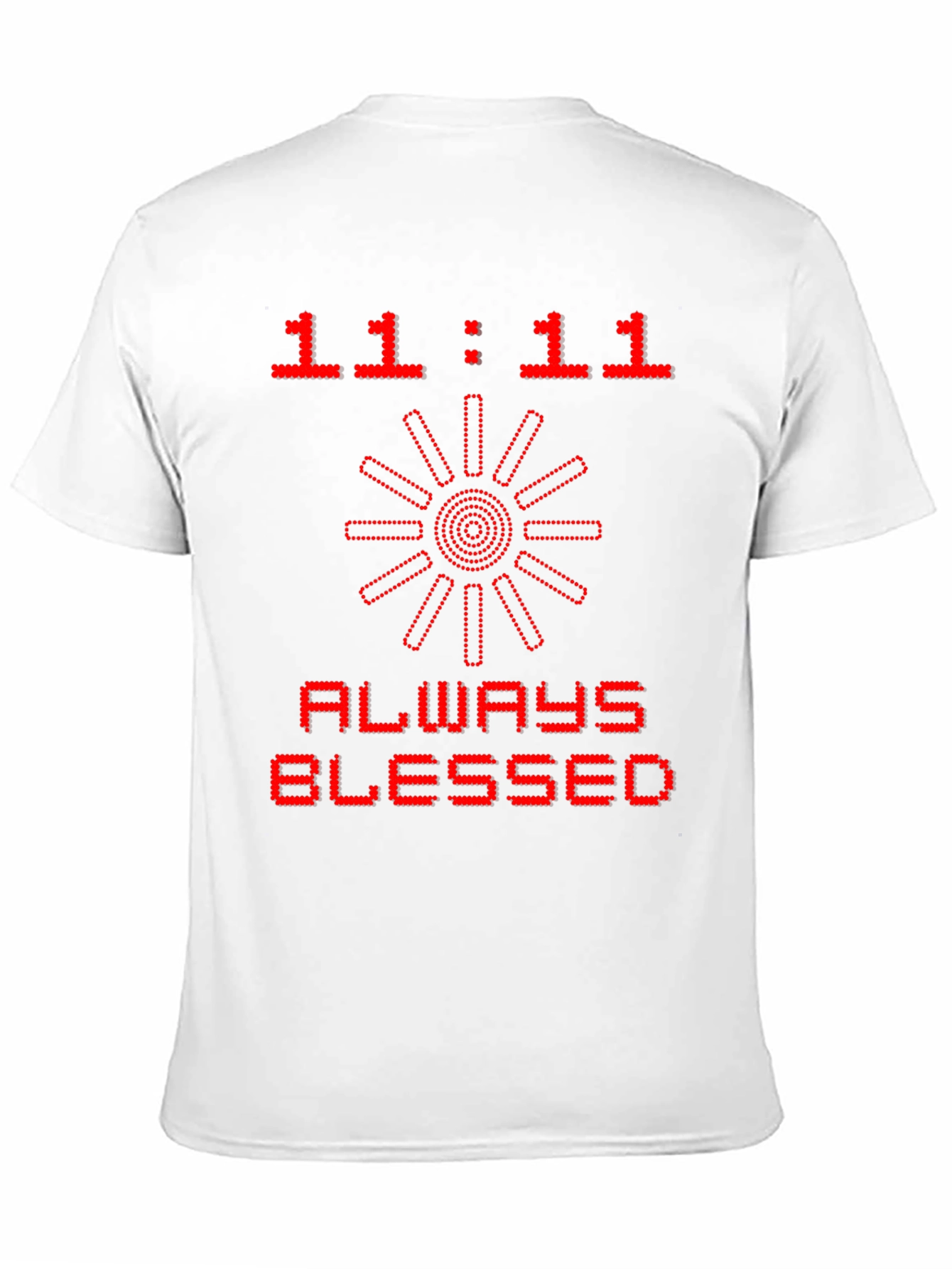 11:11 Always Blessed Graphic Tee - Black