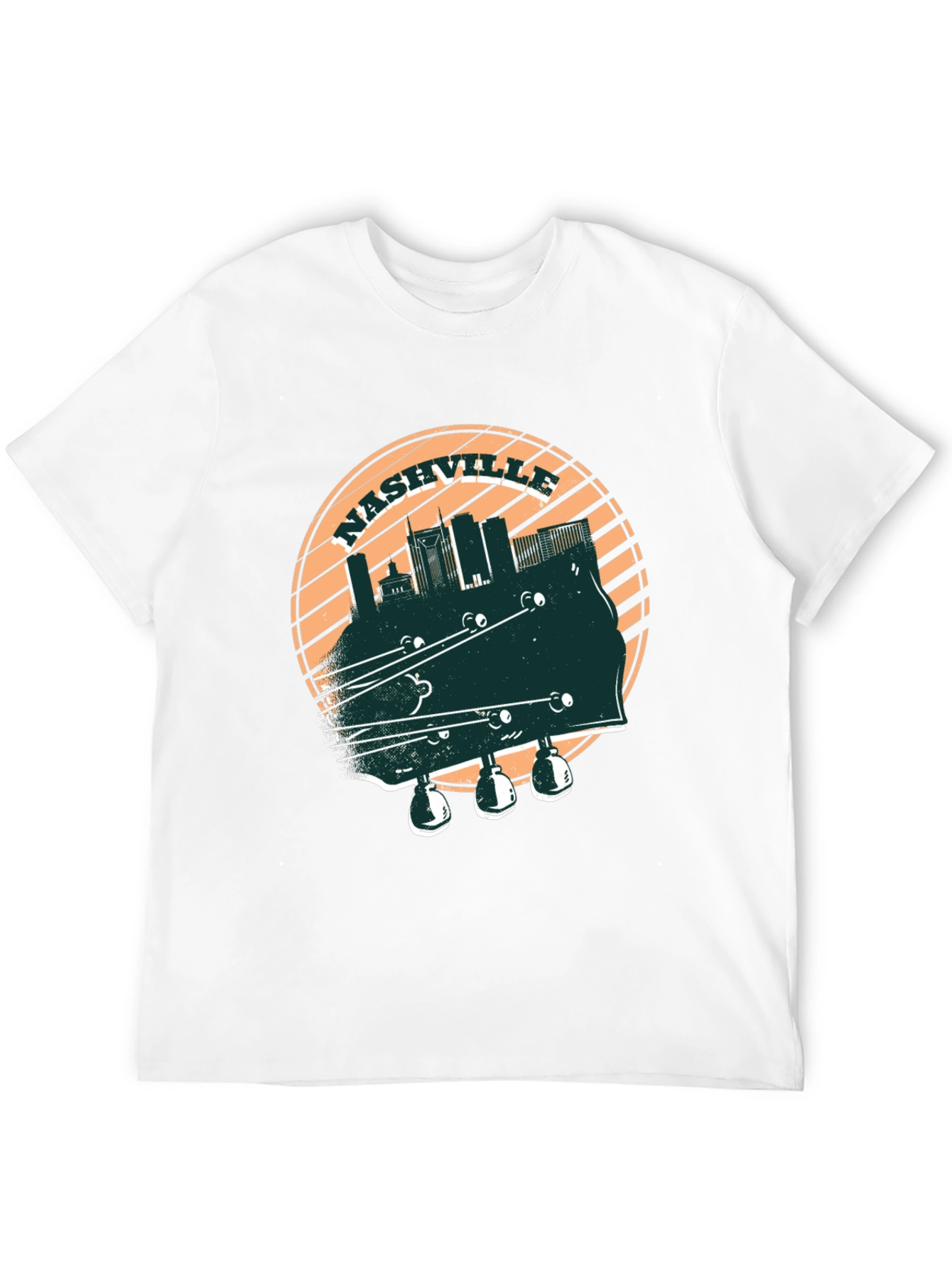 Nashville Skyline Guitar T-Shirt