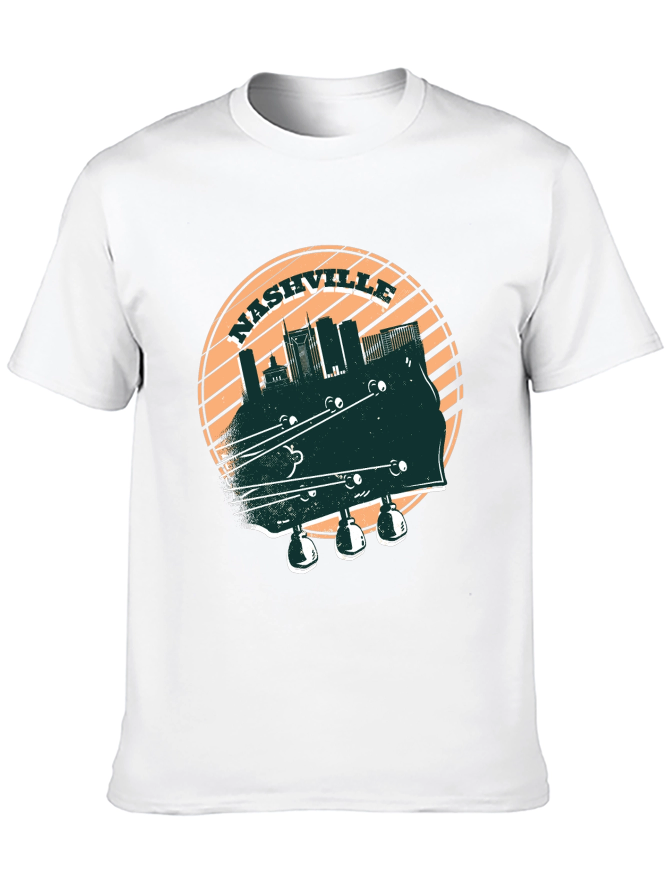 Nashville Skyline Guitar T-Shirt