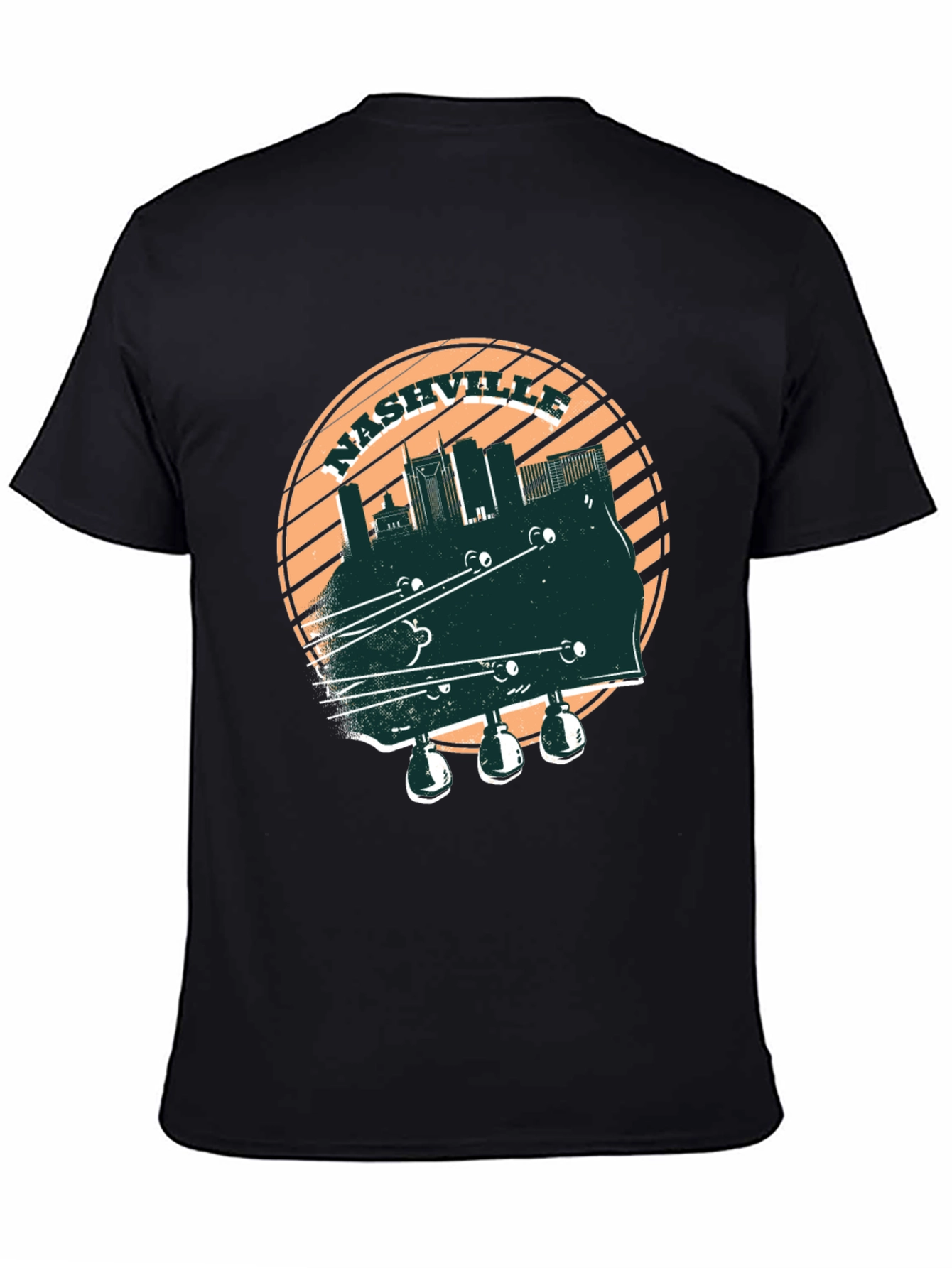 Nashville Skyline Guitar T-Shirt