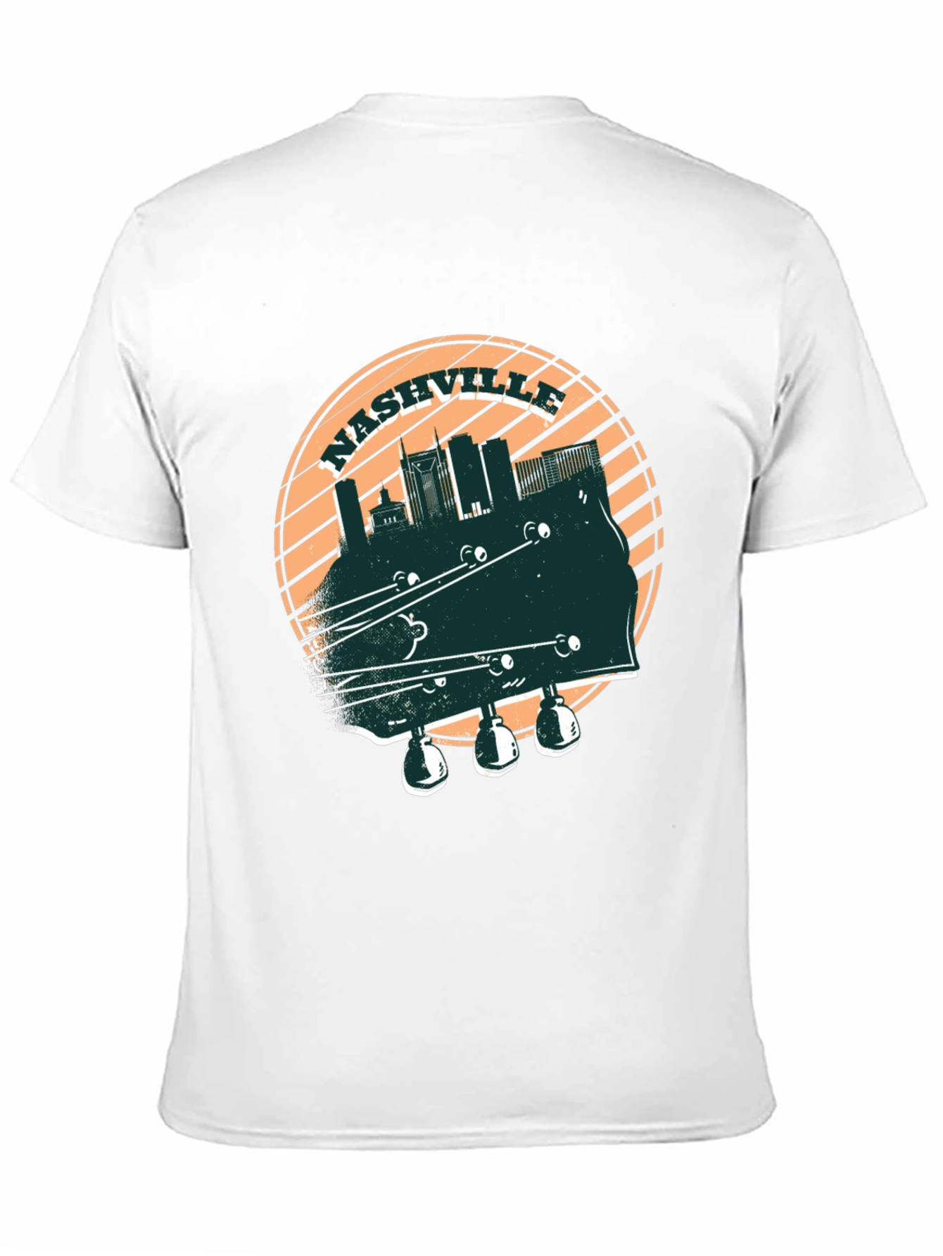 Nashville Skyline Guitar T-Shirt