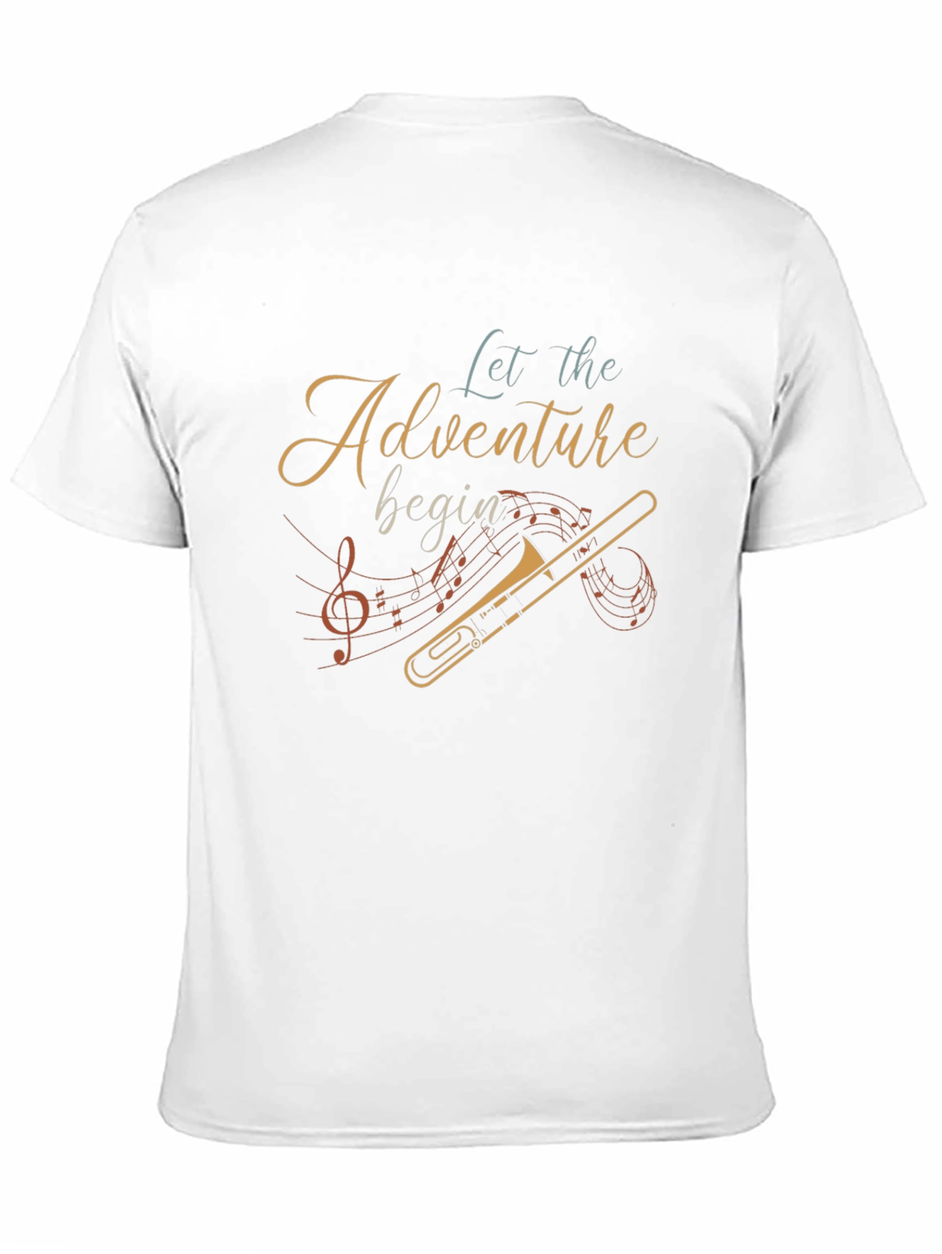 Adventure Begins T-Shirt - Music Lovers Tee