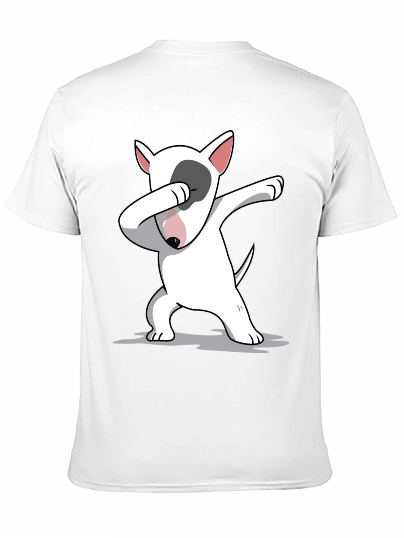 Dabbing Bull Terrier Black T-Shirt